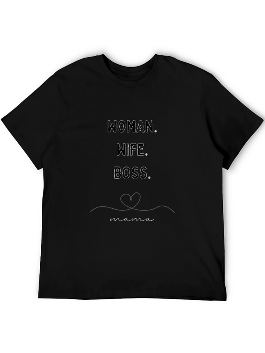 Woman Wife Boss Mama T-Shirt