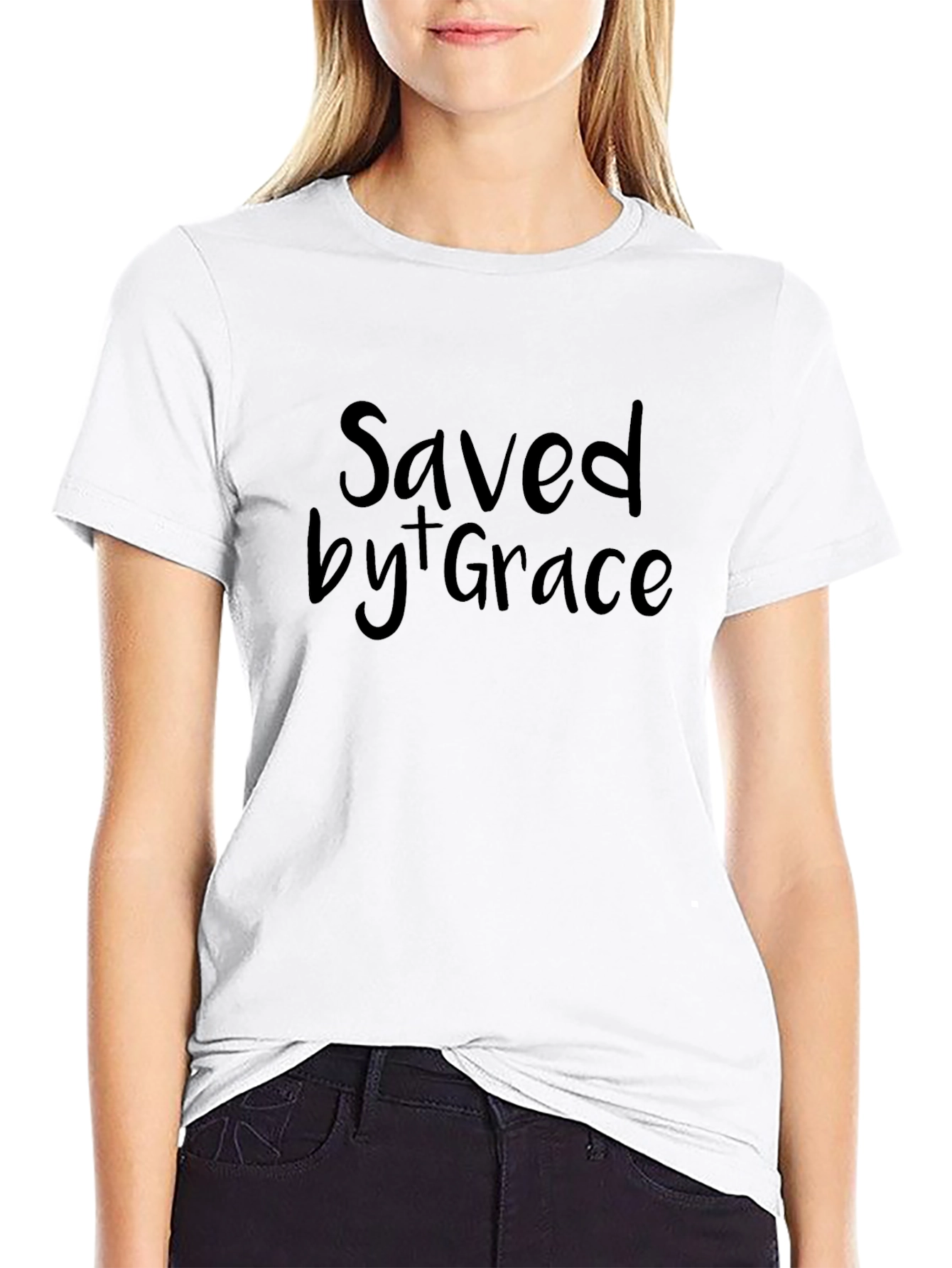 Saved by Grace T-Shirt - Christian Apparel