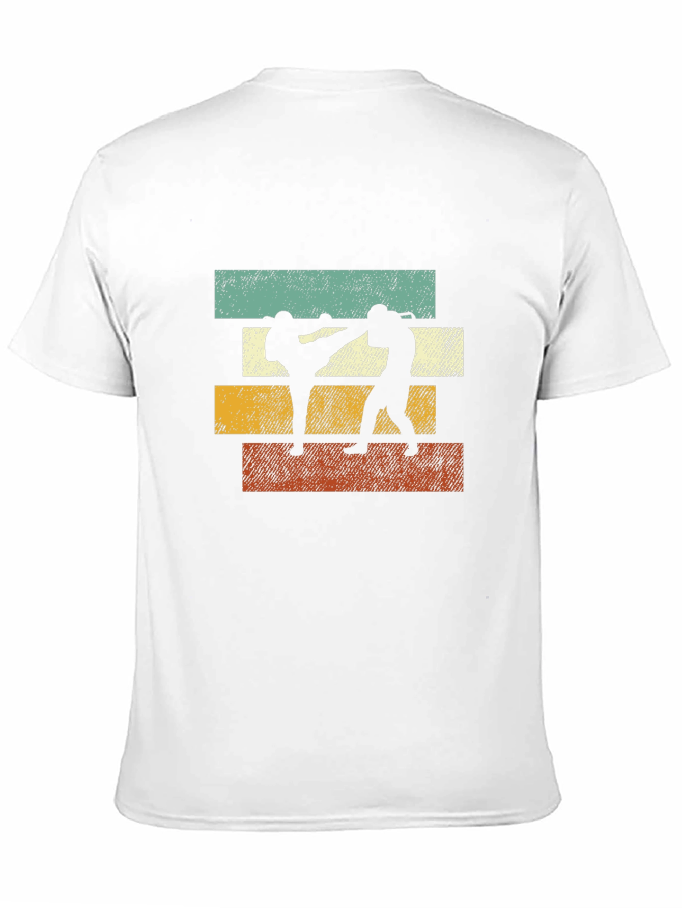 Retro Martial Arts Graphic Tee - Black