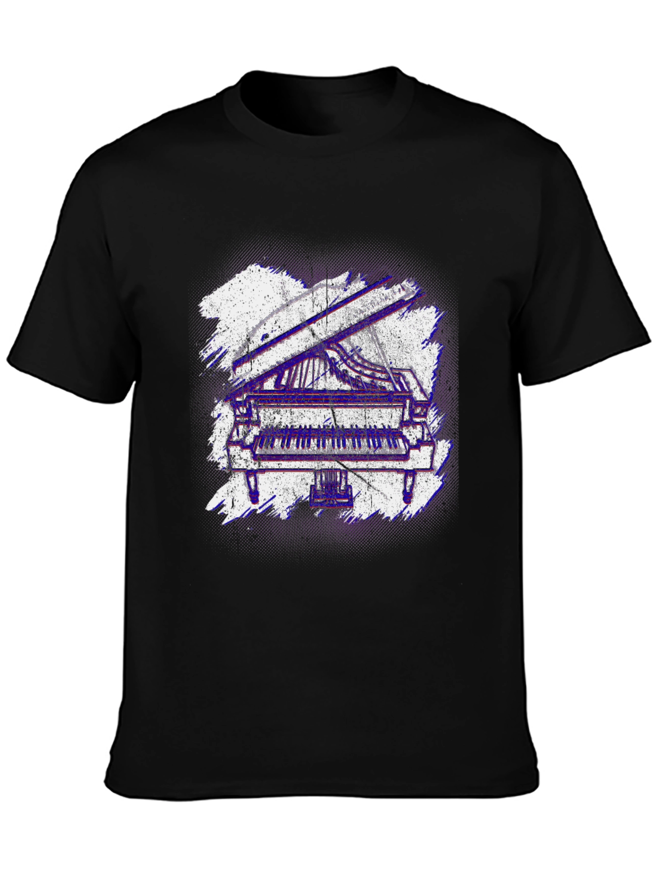 Piano Graphic Tee - Cool Music Lover Shirt
