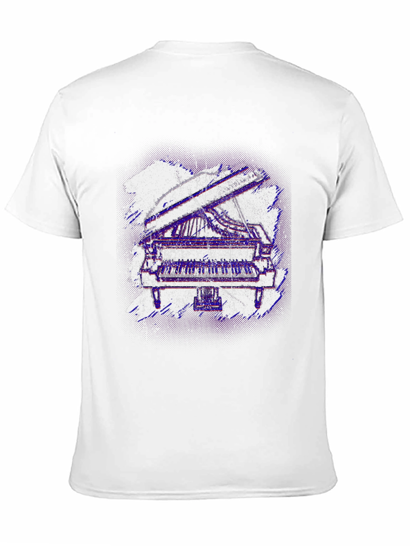 Piano Graphic Tee - Cool Music Lover Shirt