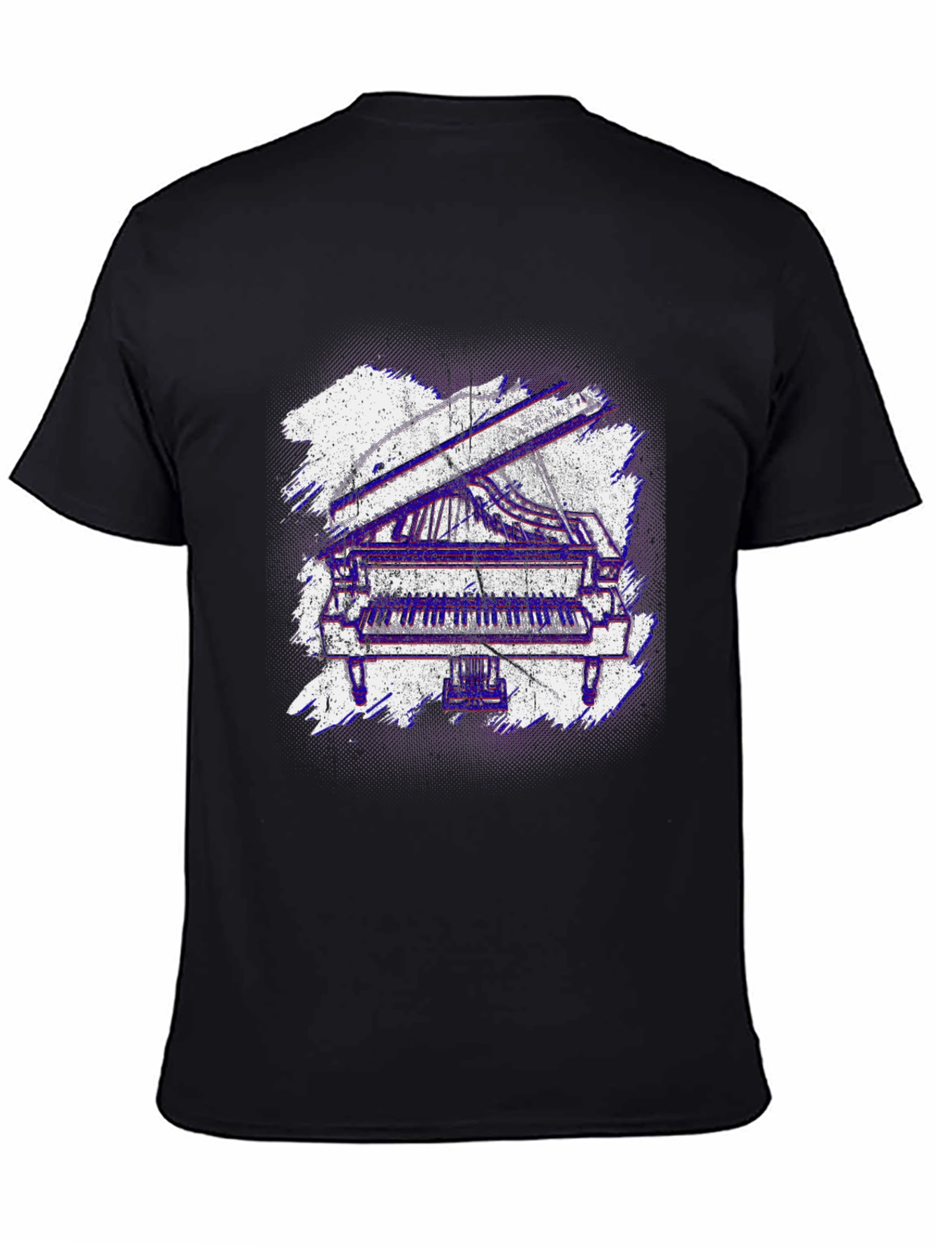 Piano Graphic Tee - Cool Music Lover Shirt
