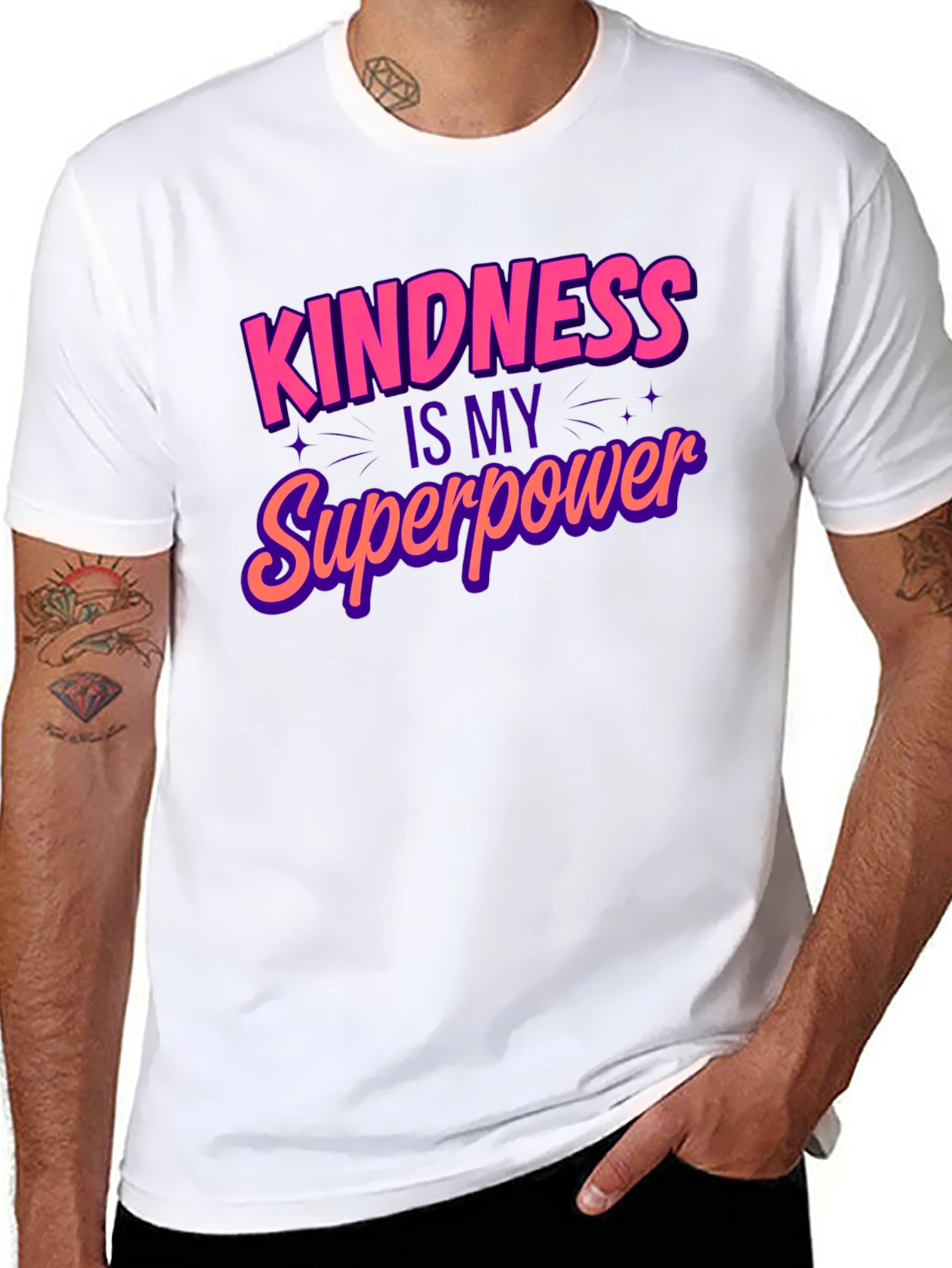 Kindness Is My Superpower T-Shirt - Black