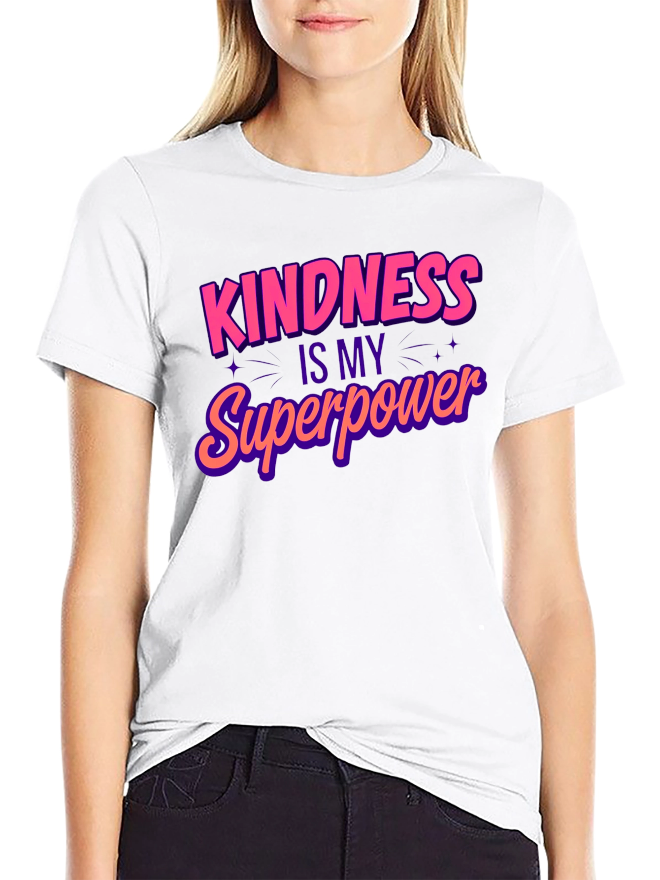 Kindness Is My Superpower T-Shirt - Black