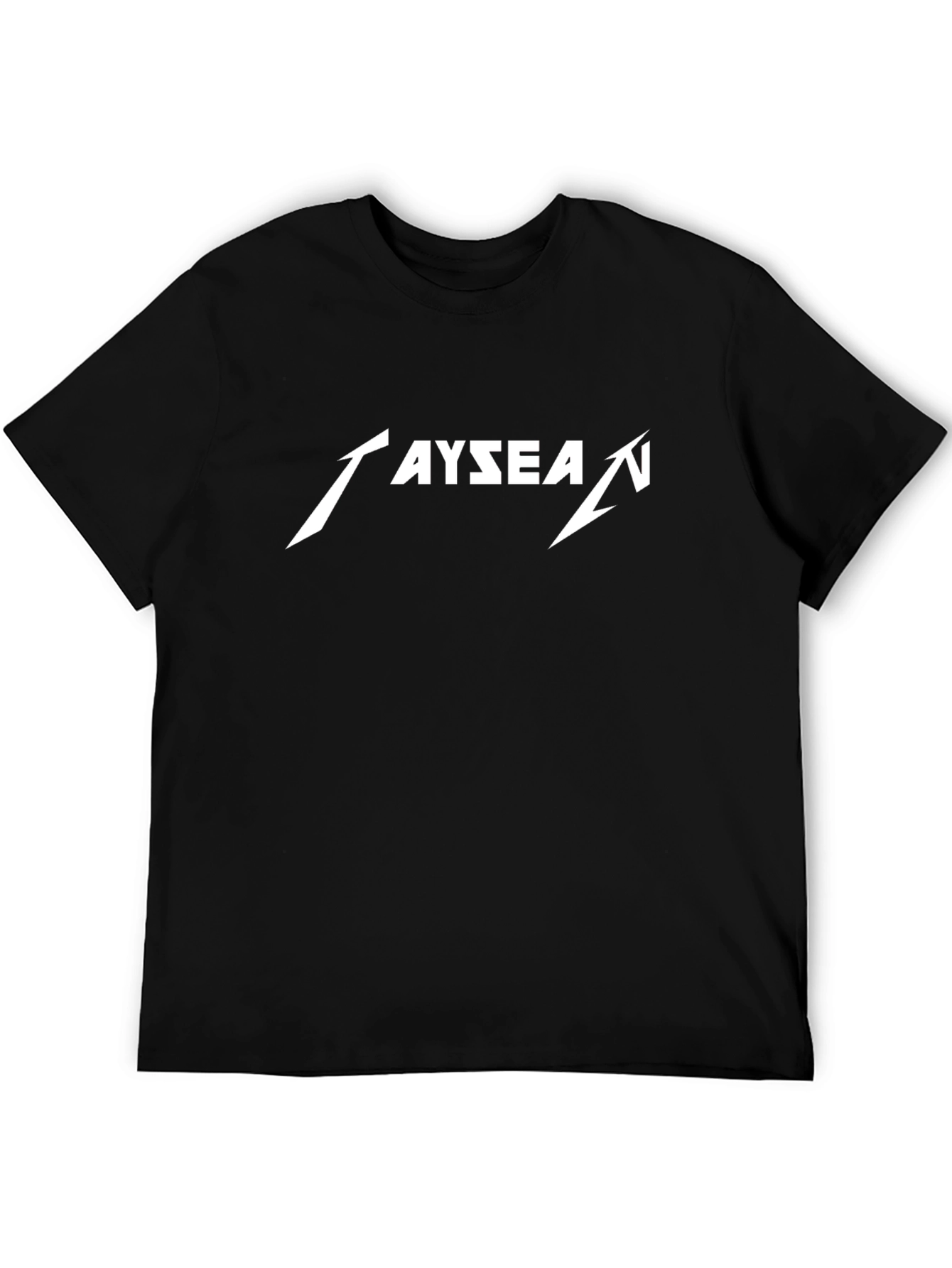 Aysea Graphic T-Shirt - Black Cotton Tee