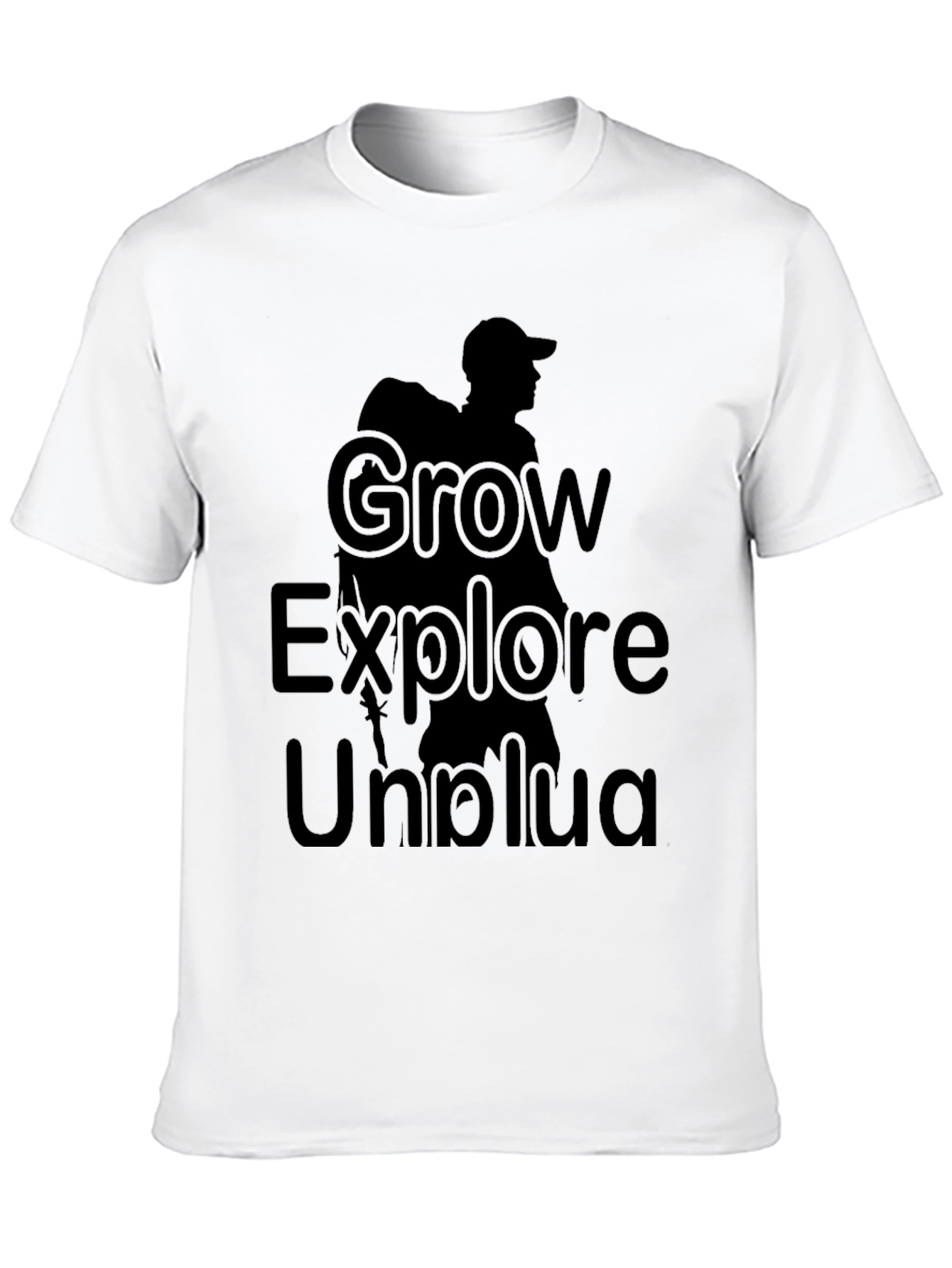 Grow Explore Unplug Graphic T-Shirt