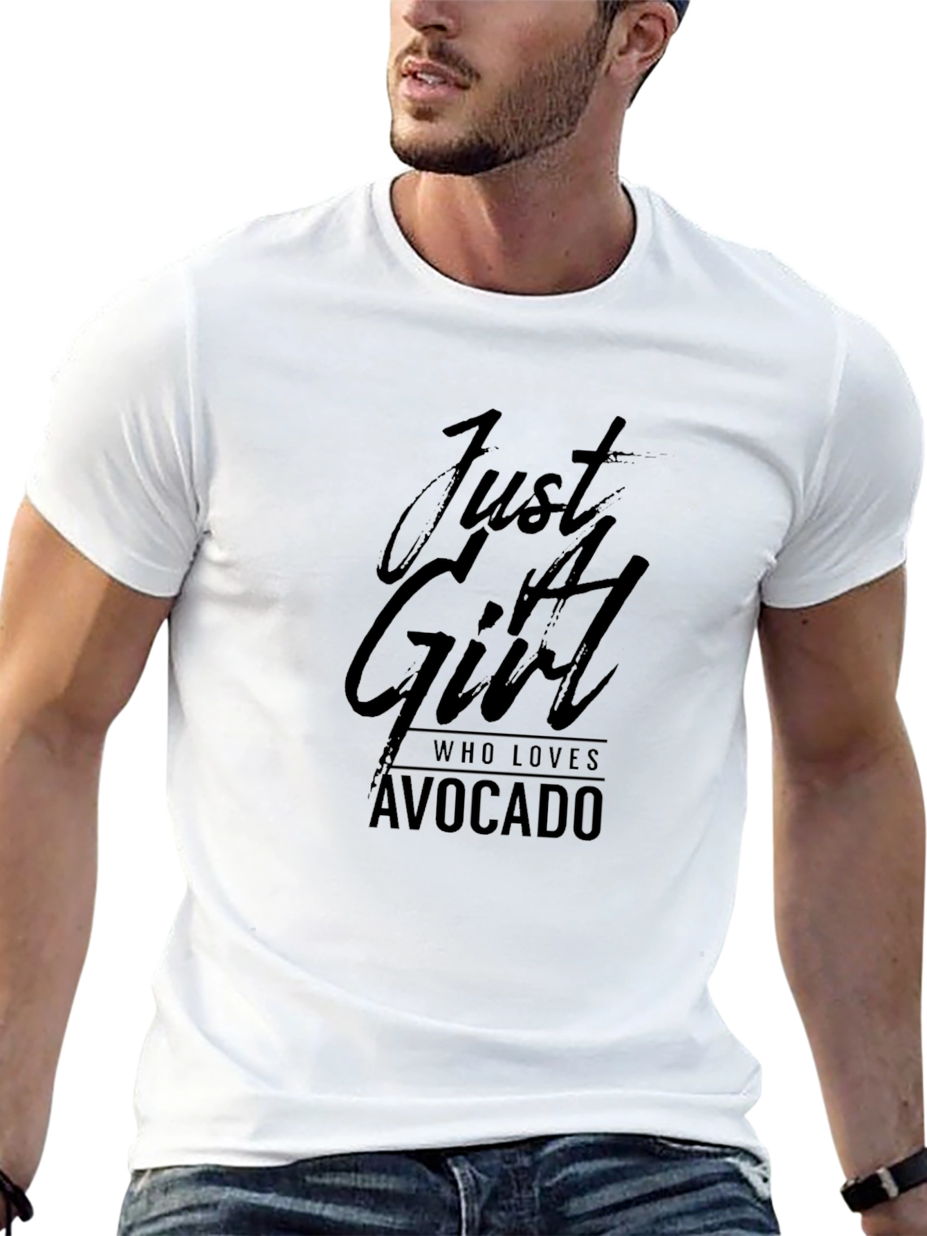 Just A Girl Who Loves Avocado T-Shirt