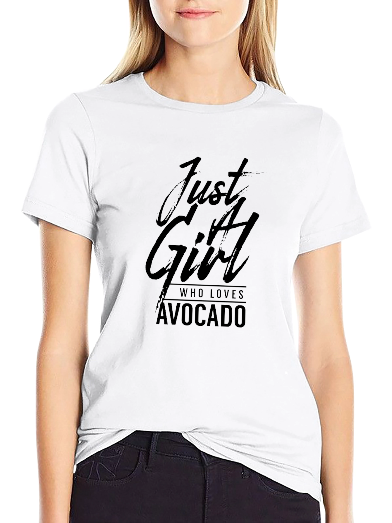 Just A Girl Who Loves Avocado T-Shirt