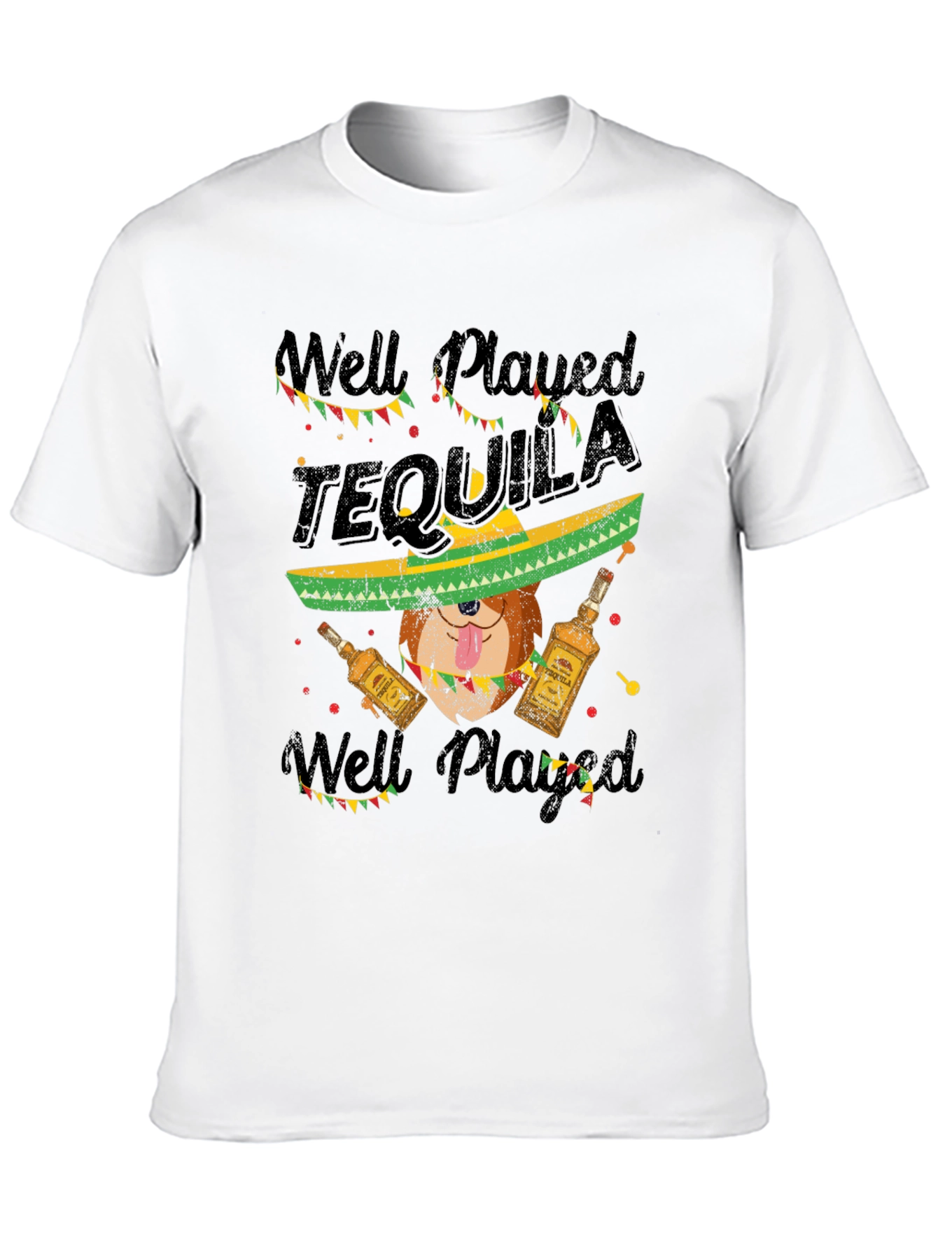 Well Played Tequila Novelty Graphic T-Shirt
