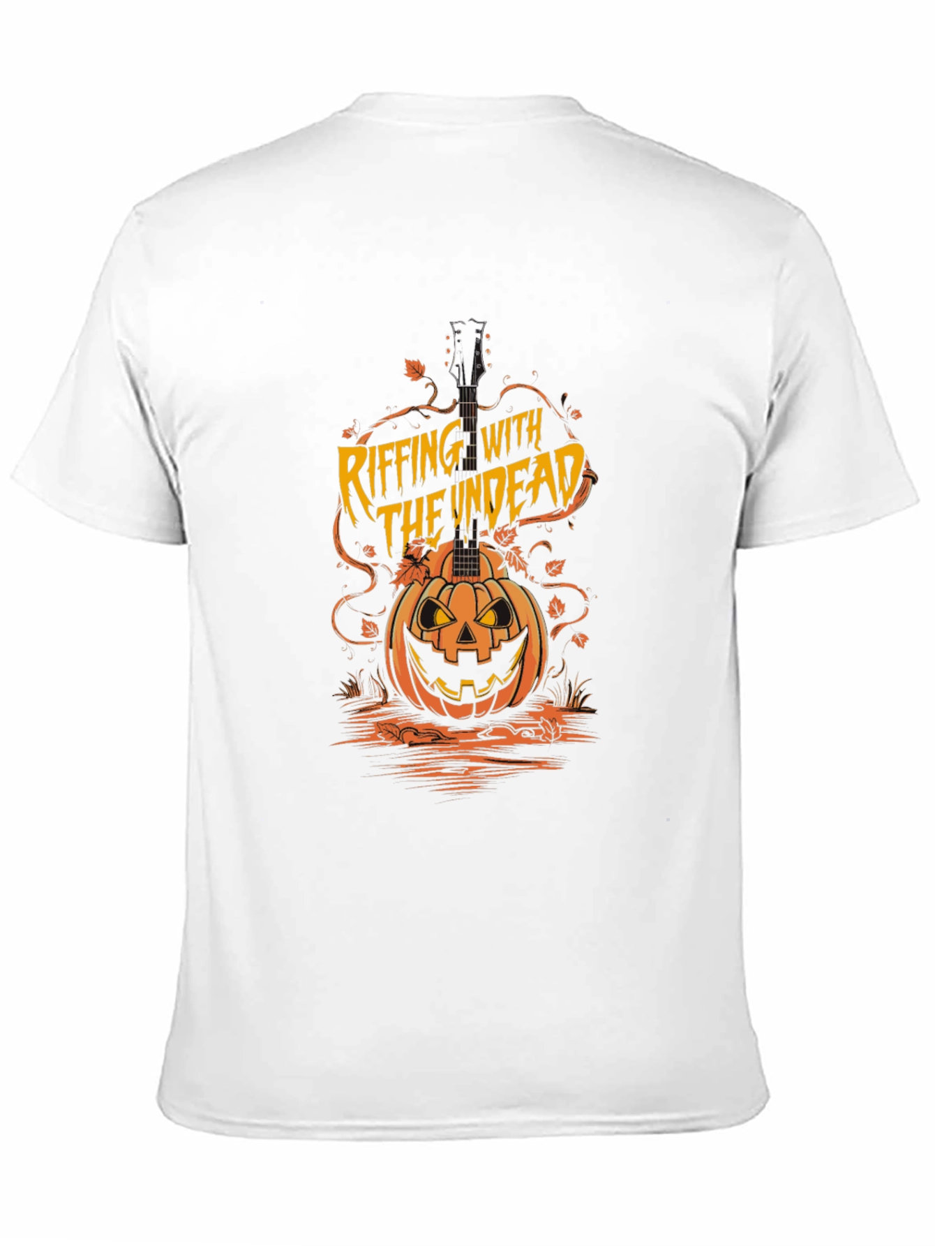 Riffing With The Undead Halloween T-Shirt