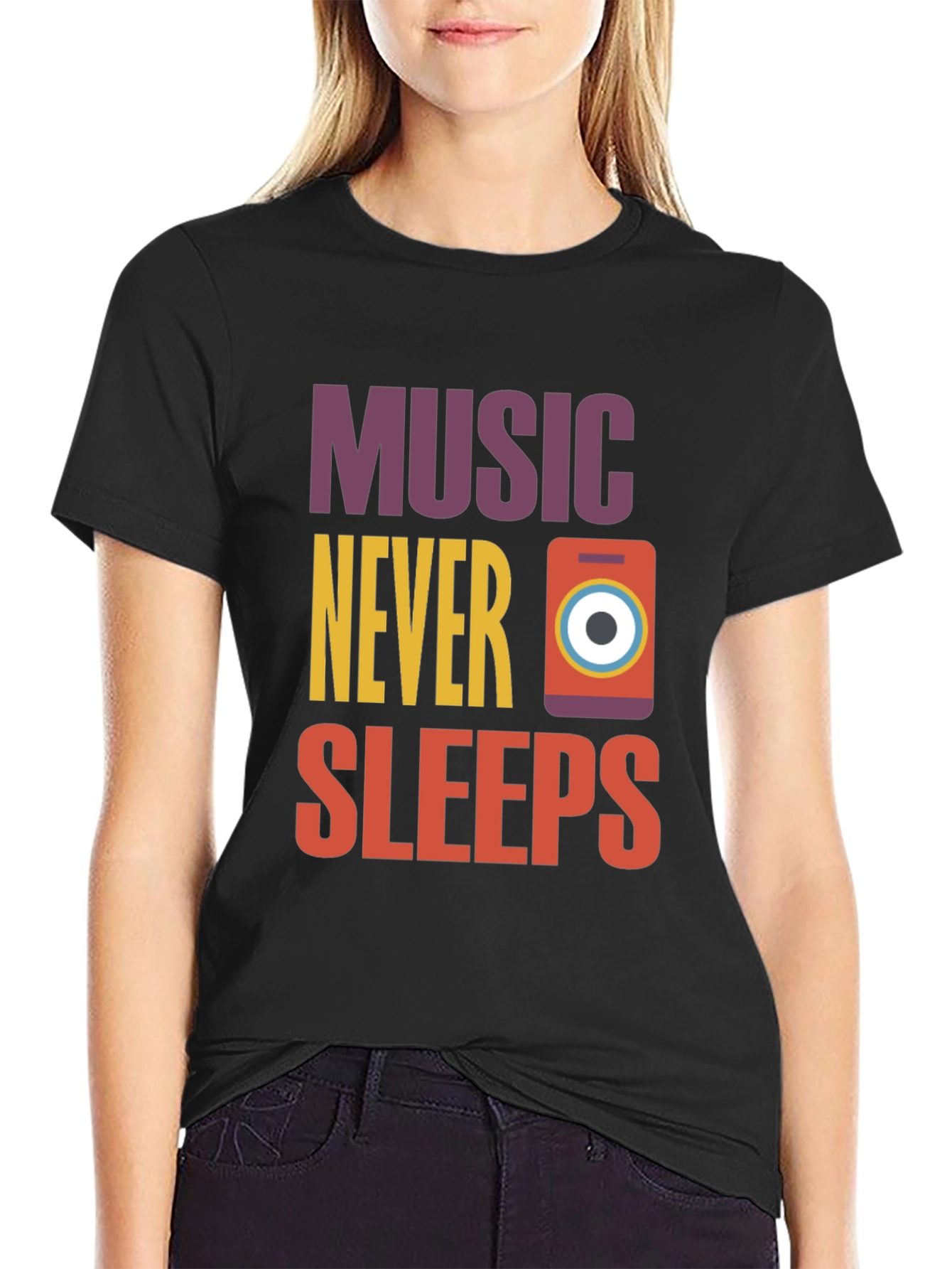 Music Never Sleeps Graphic Tee