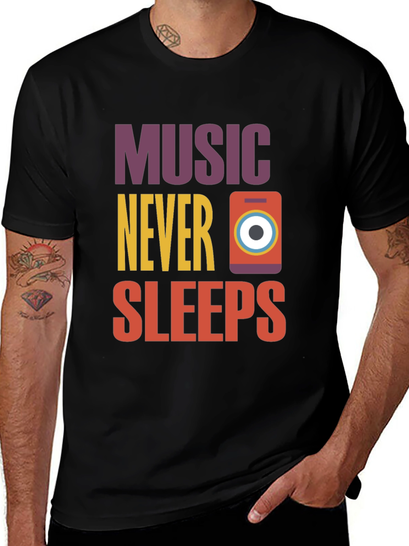 Music Never Sleeps Graphic Tee