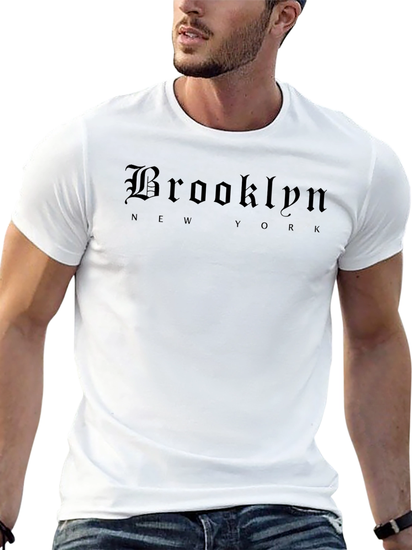 Brooklyn New York Black Graphic T-Shirt