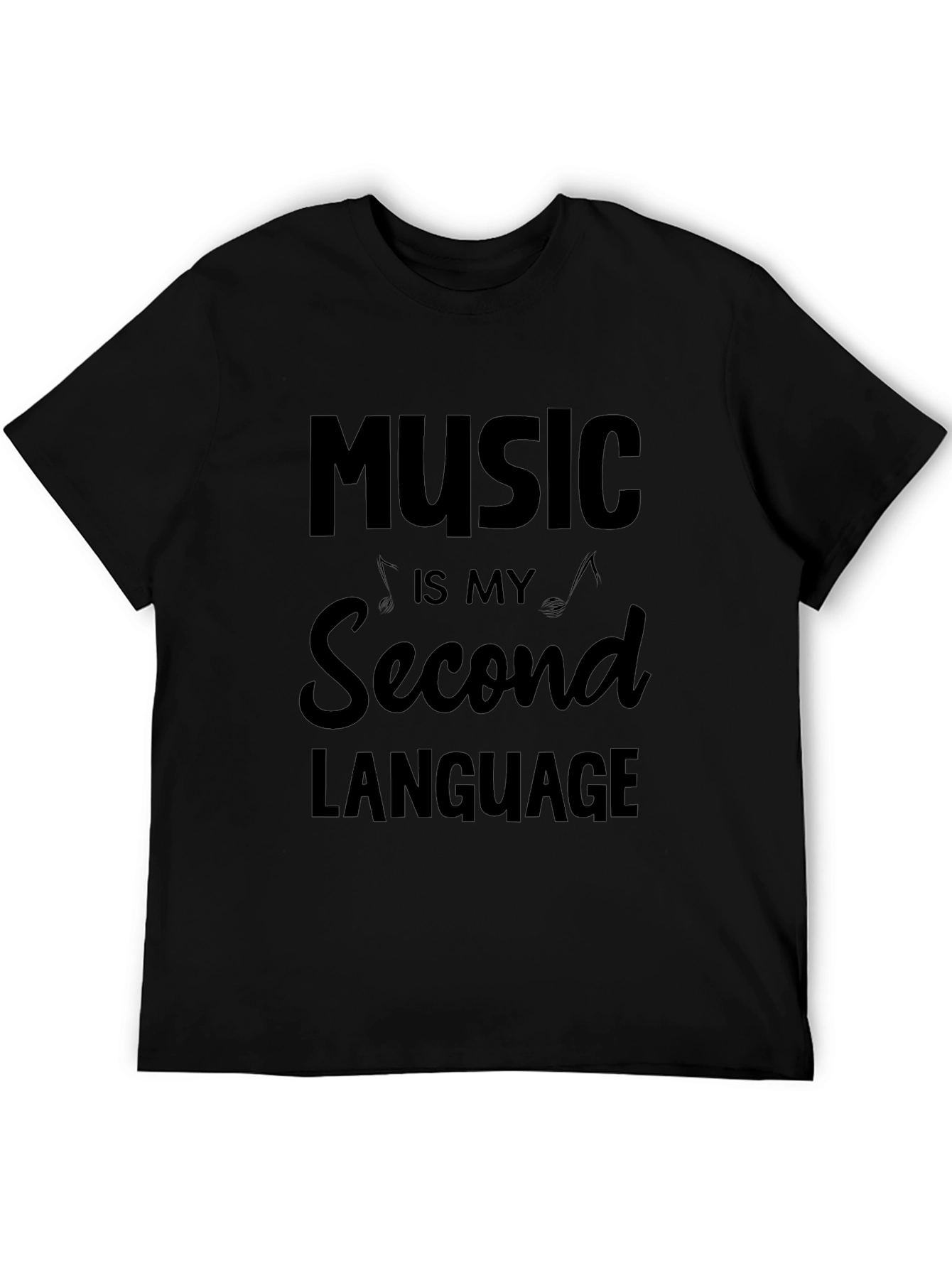 Music is My Second Language T-Shirt