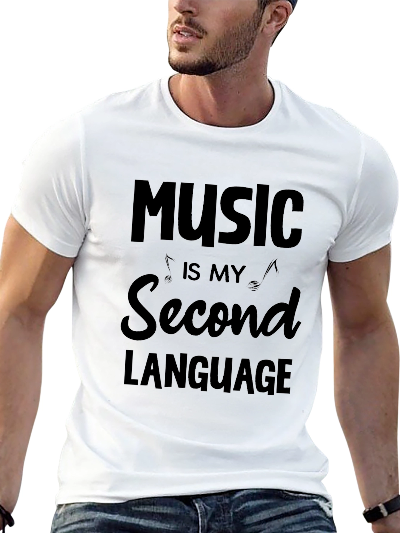 Music is My Second Language T-Shirt