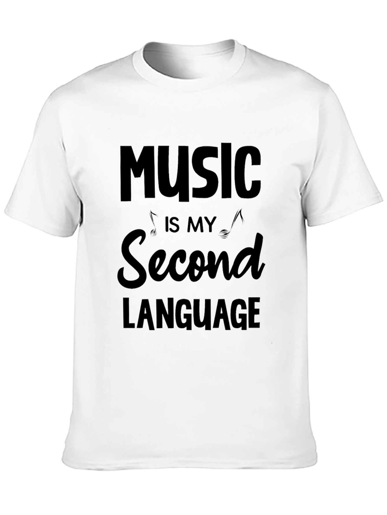 Music is My Second Language T-Shirt