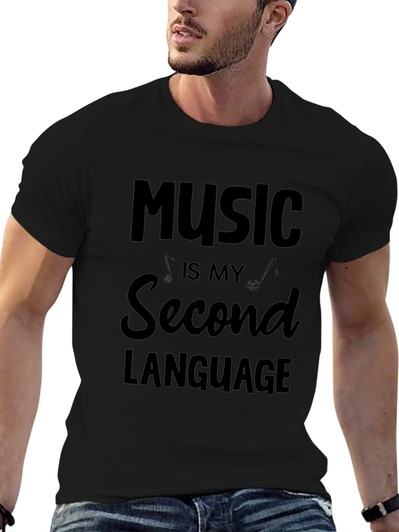 Music is My Second Language T-Shirt
