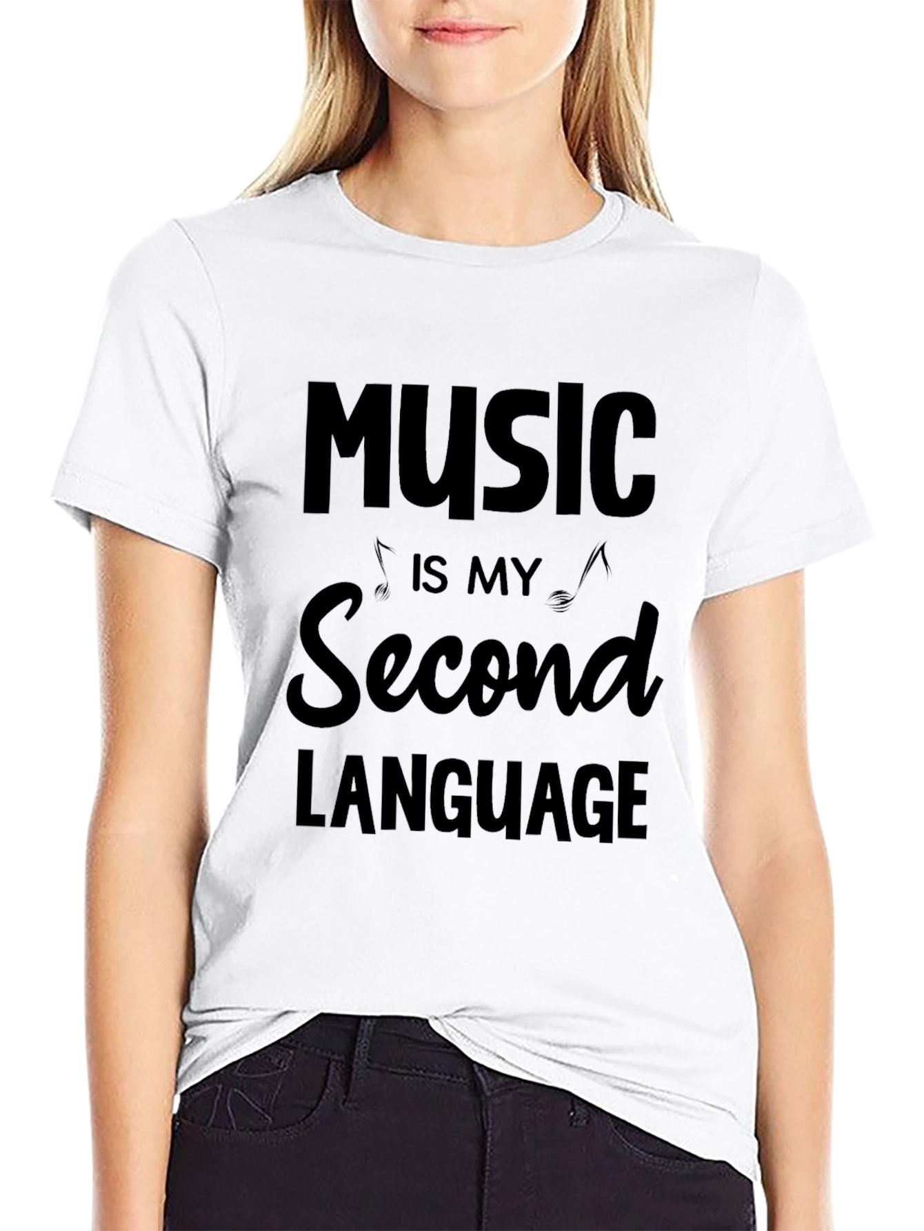 Music is My Second Language T-Shirt