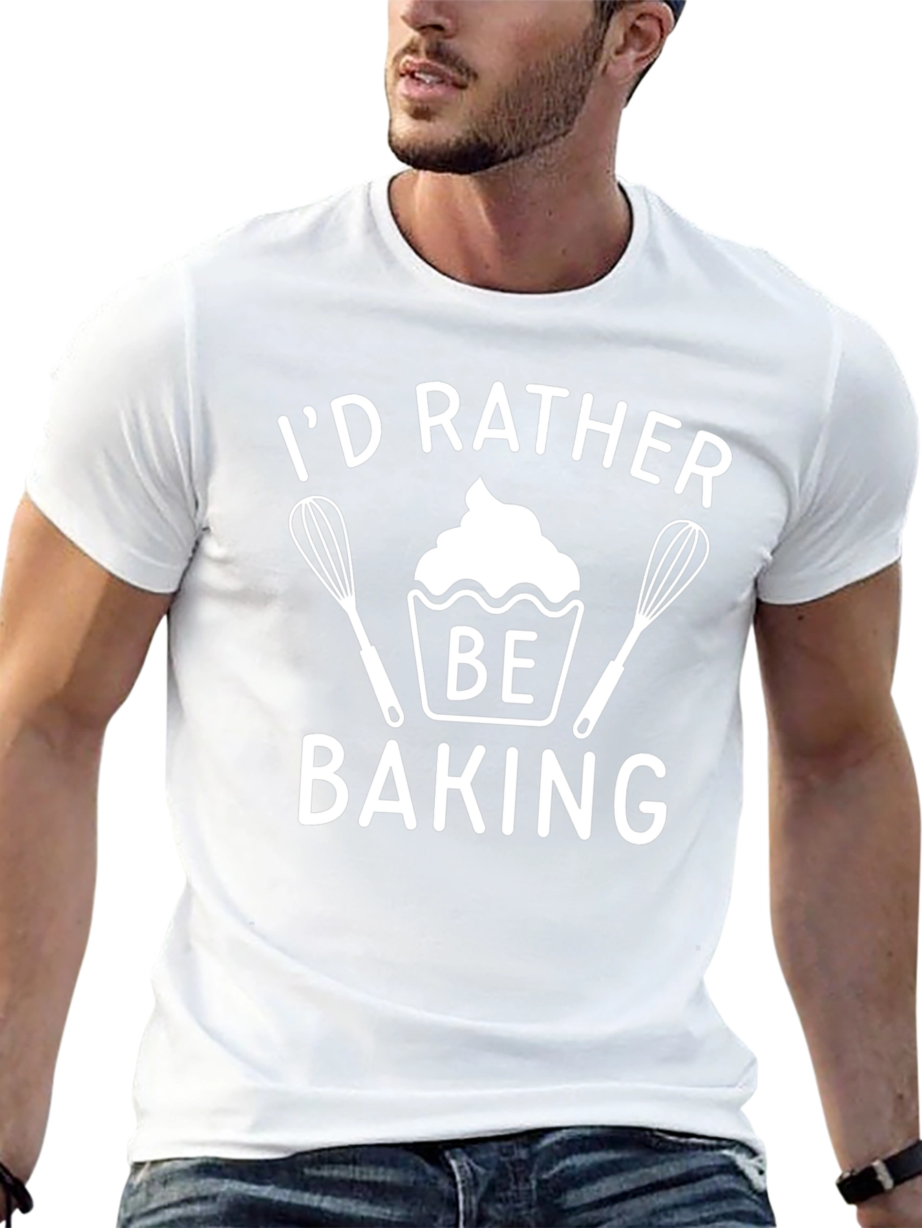 Id Rather Be Baking T-Shirt