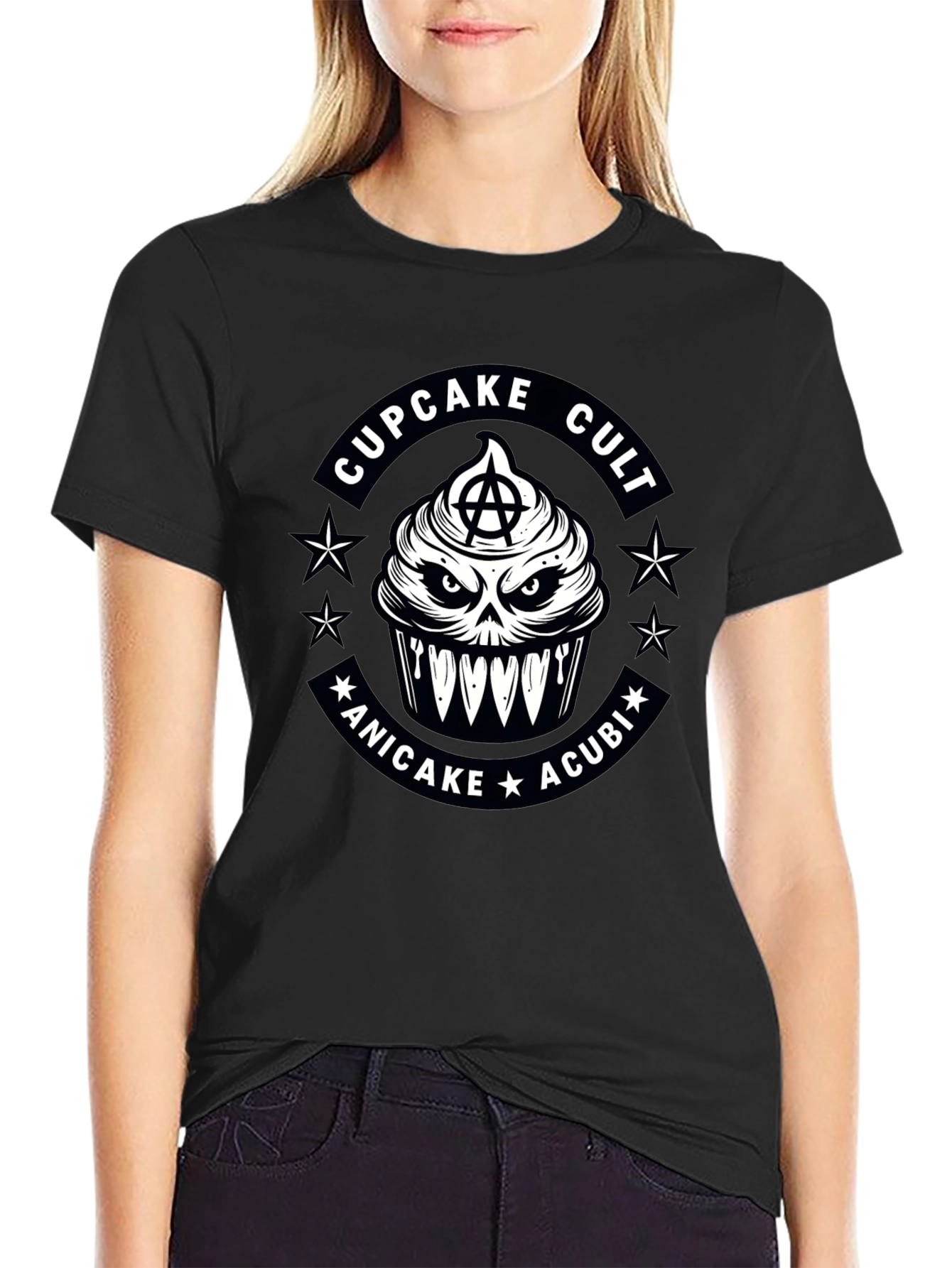 Cupcake Cult T-Shirt - Anarchy Acubi Design