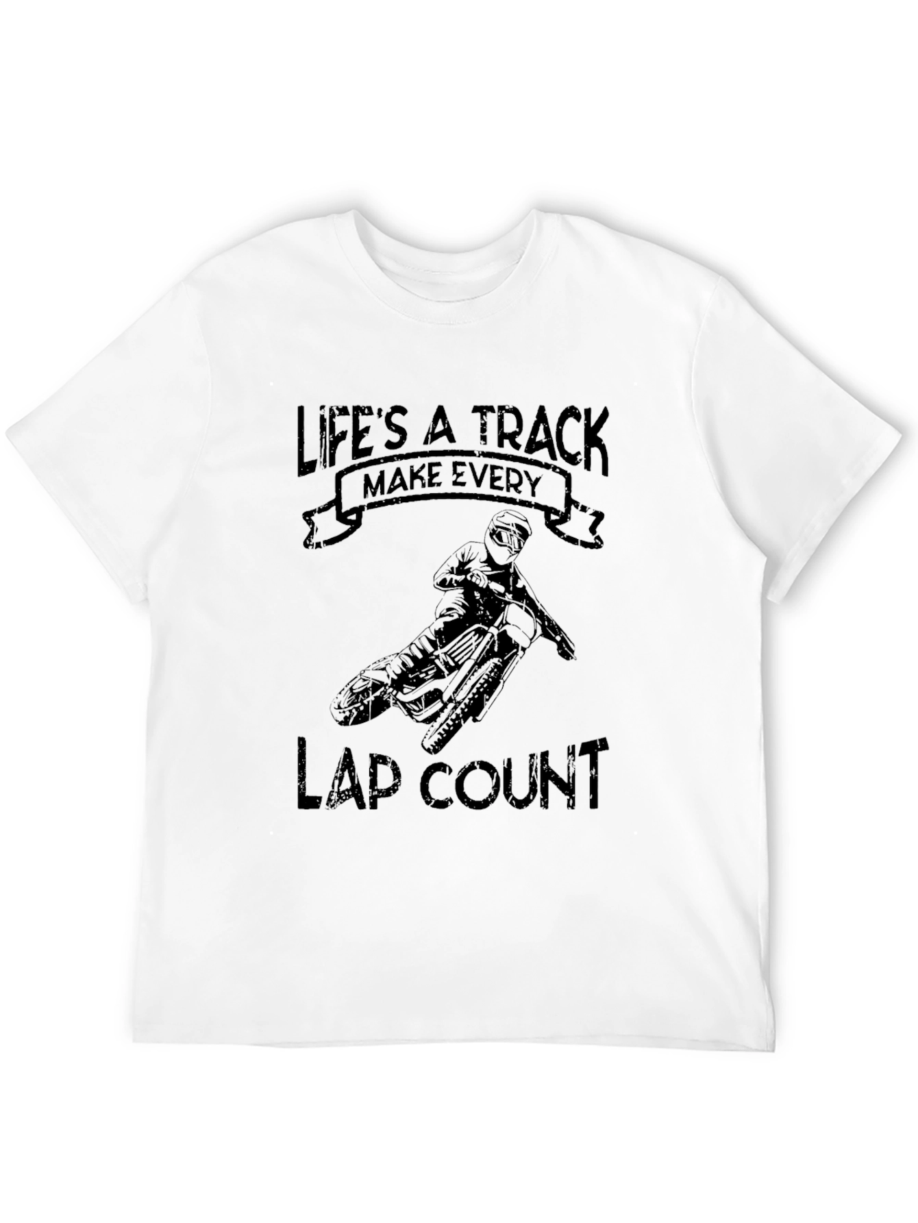 Lifes a Track T-Shirt - Motocross Design