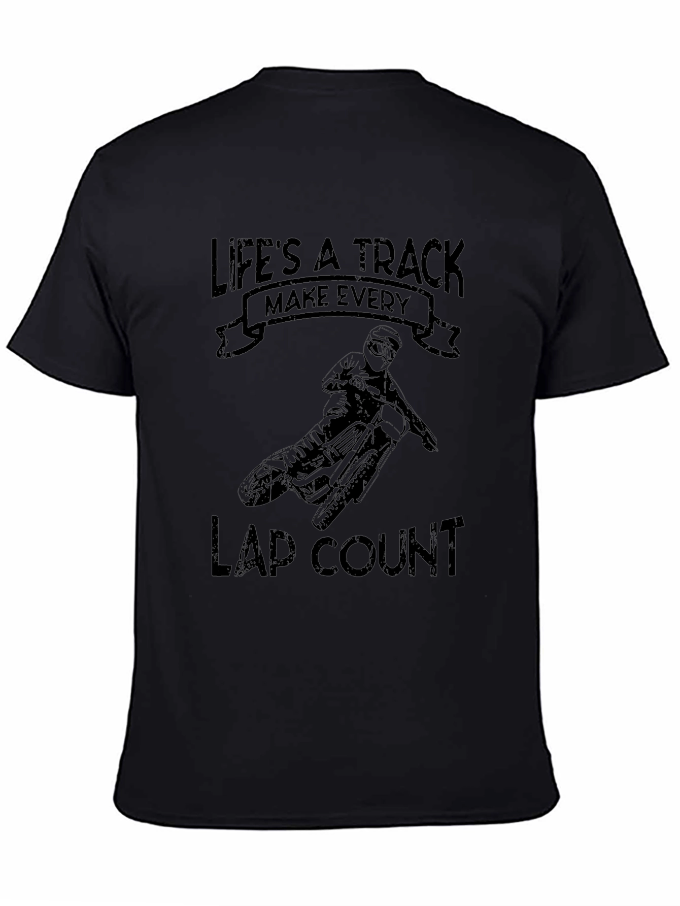 Lifes a Track T-Shirt - Motocross Design