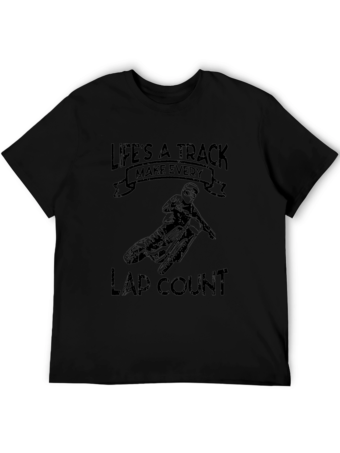 Lifes a Track T-Shirt - Motocross Design
