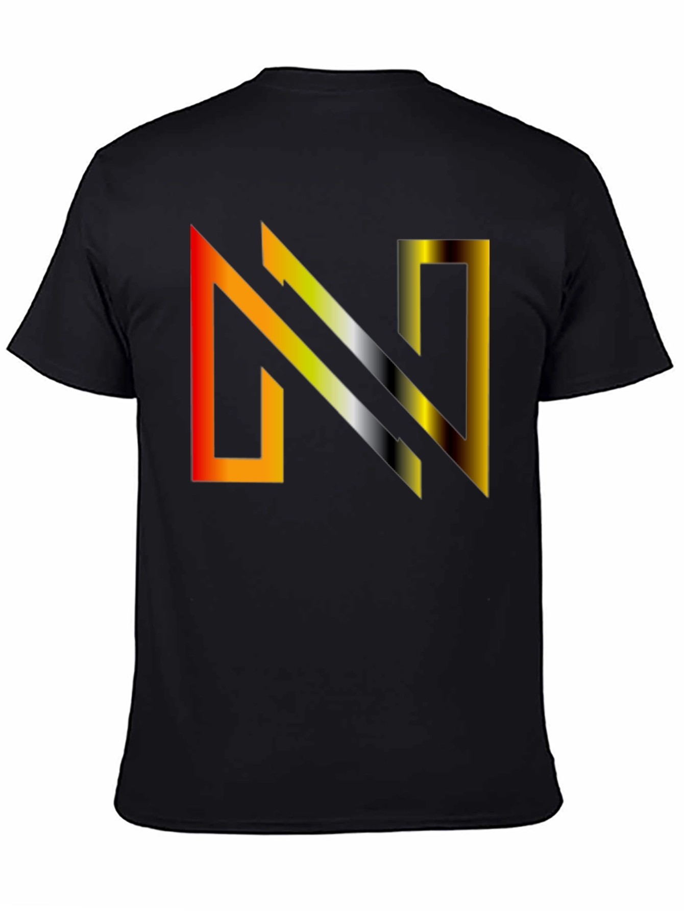 Gradient N Graphic Tee - Modern Style