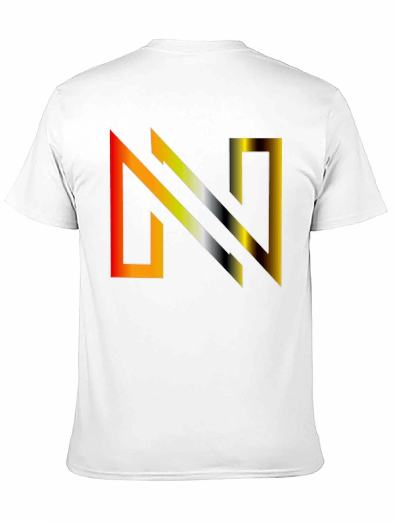 Gradient N Graphic Tee - Modern Style