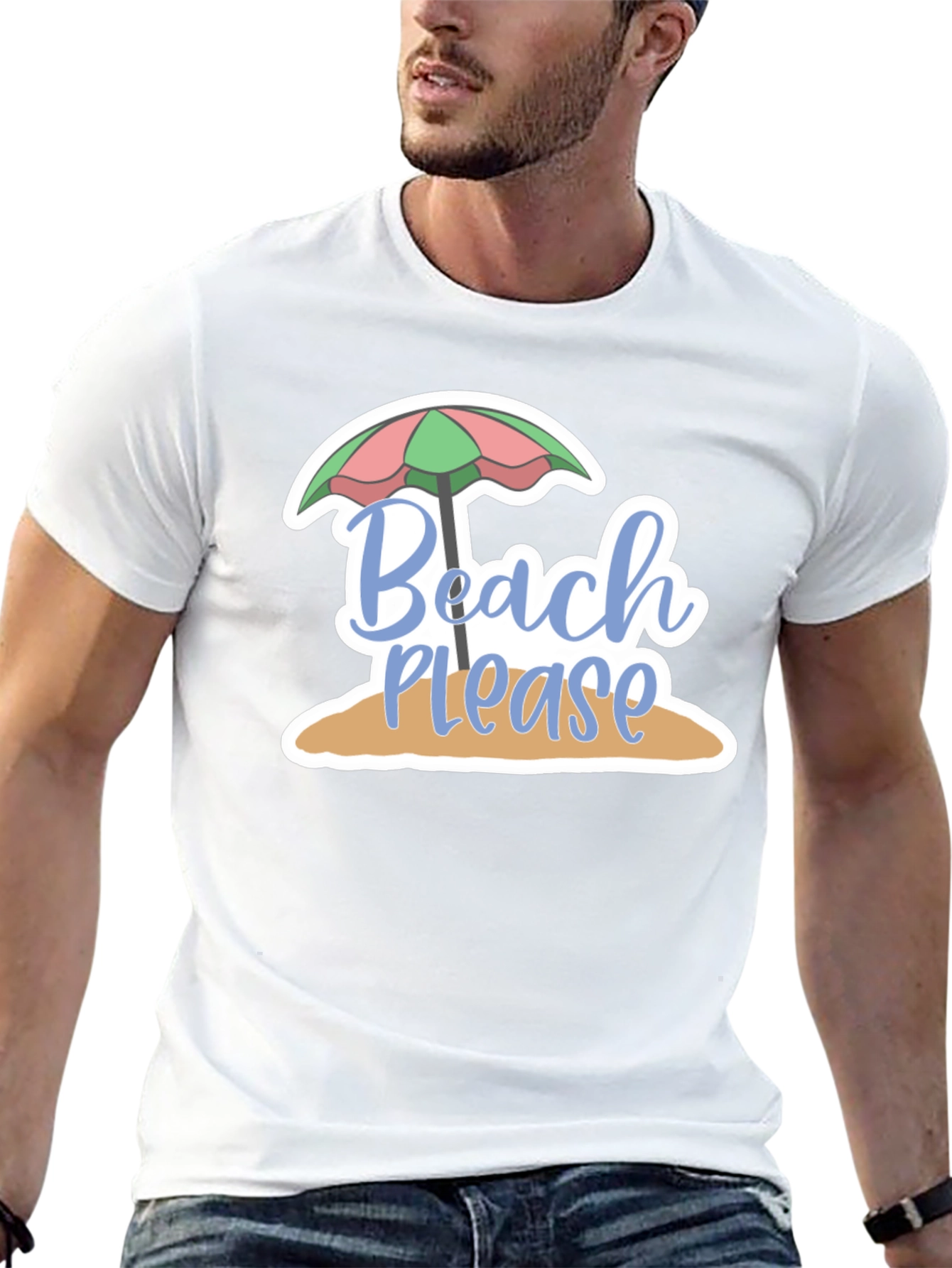 Beach Please Graphic Tee