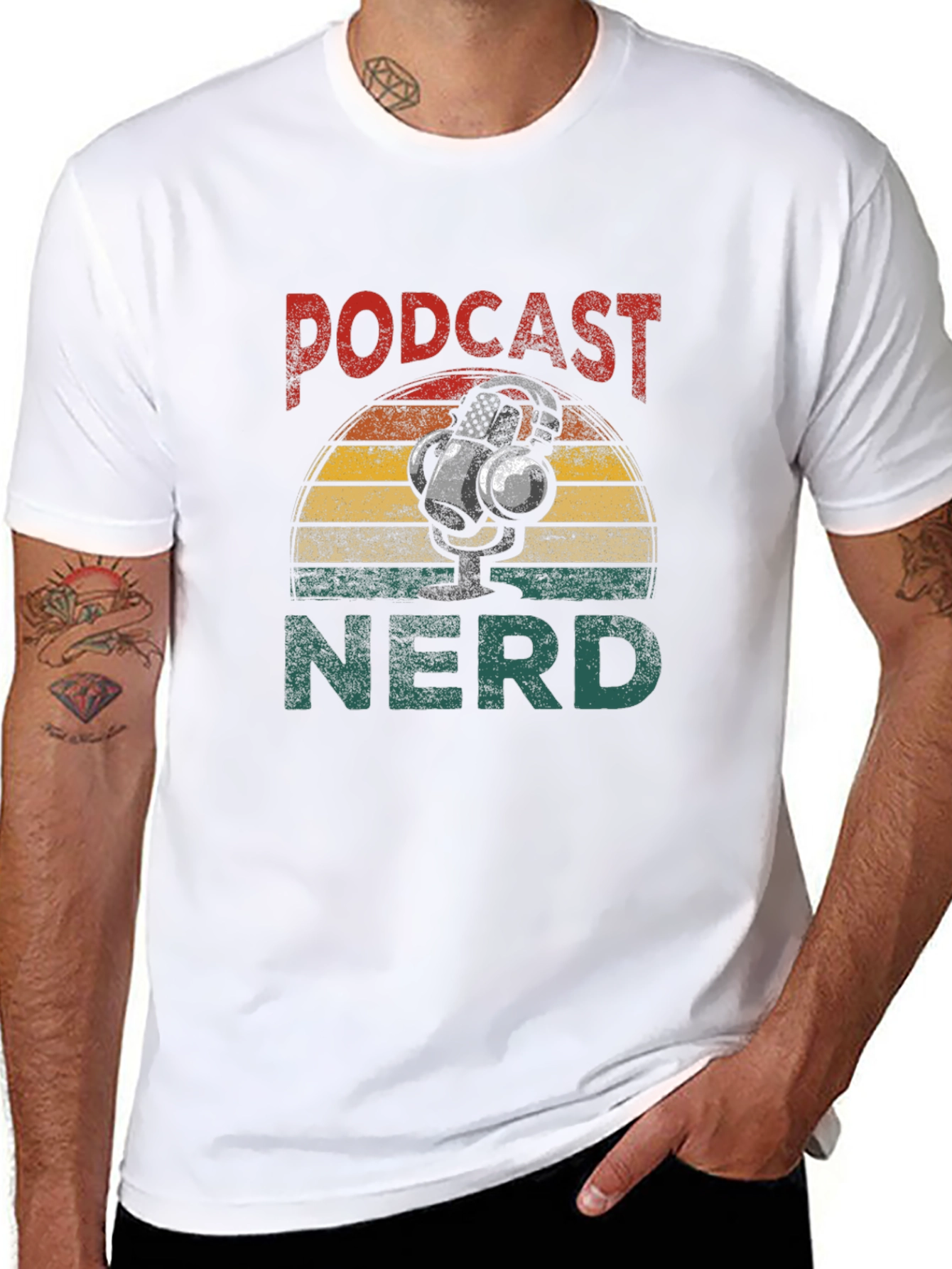 Podcast Nerd Graphic T-Shirt