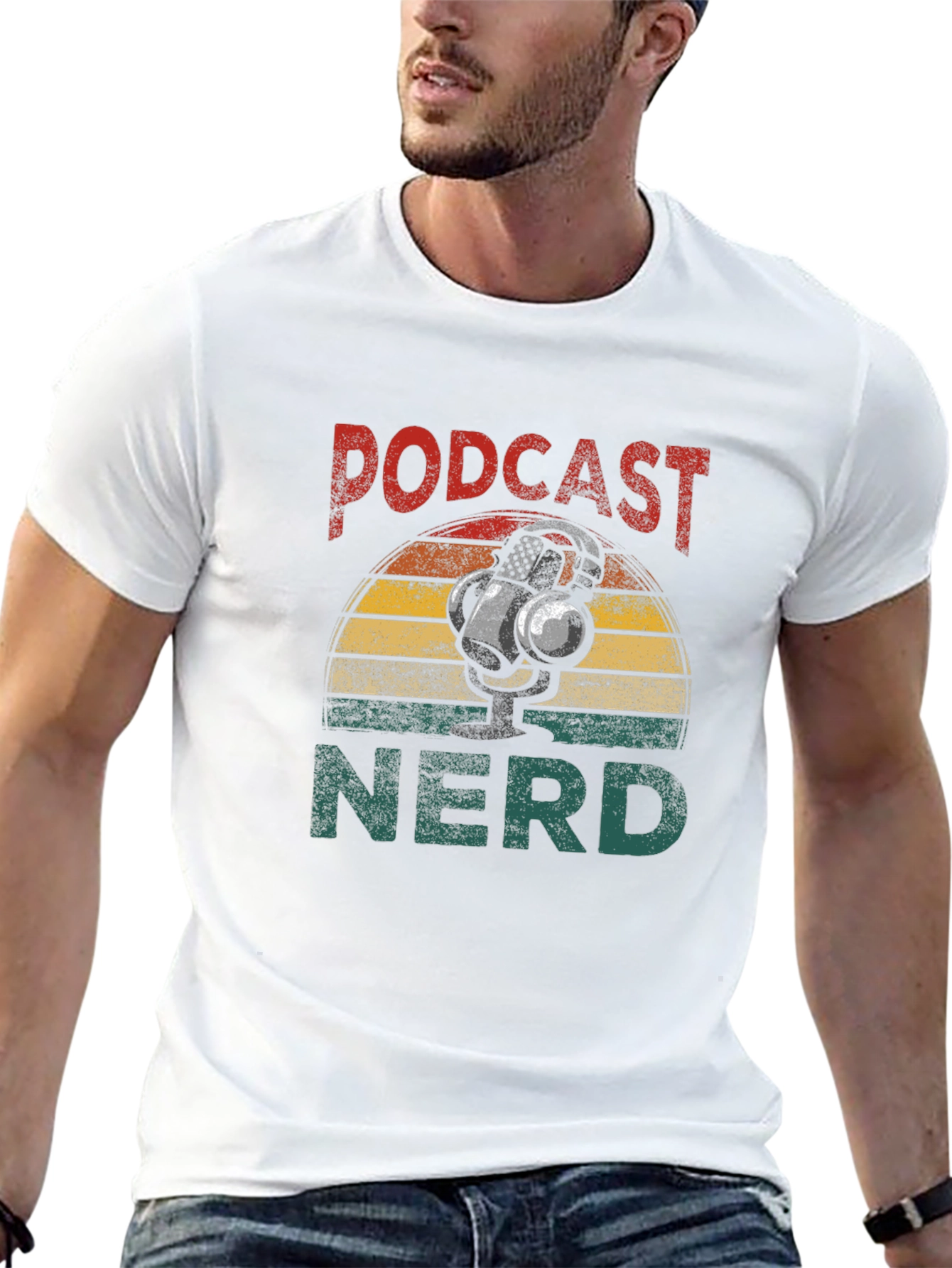 Podcast Nerd Graphic T-Shirt