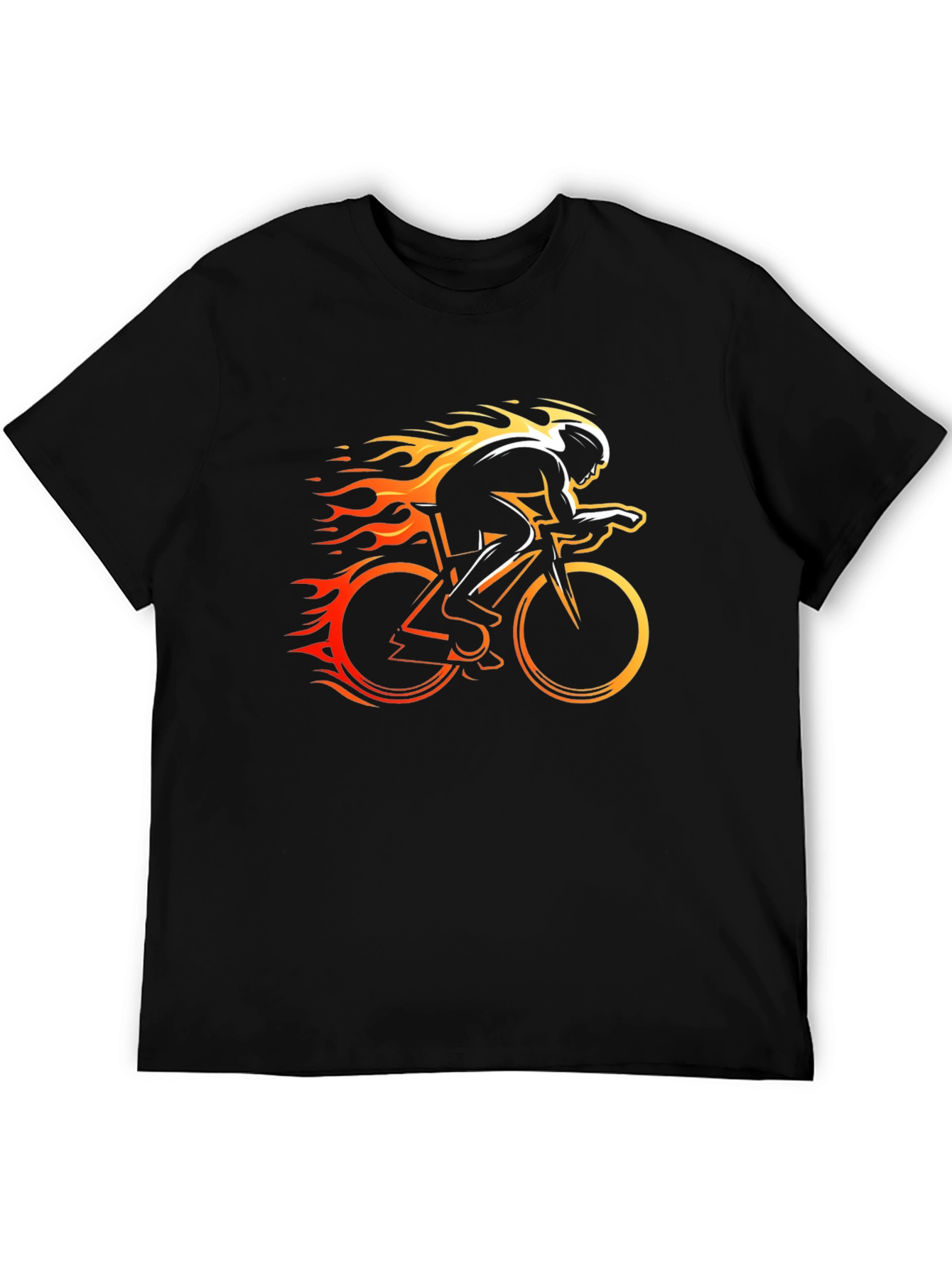 Burning Speed Cycling T-Shirt - Black