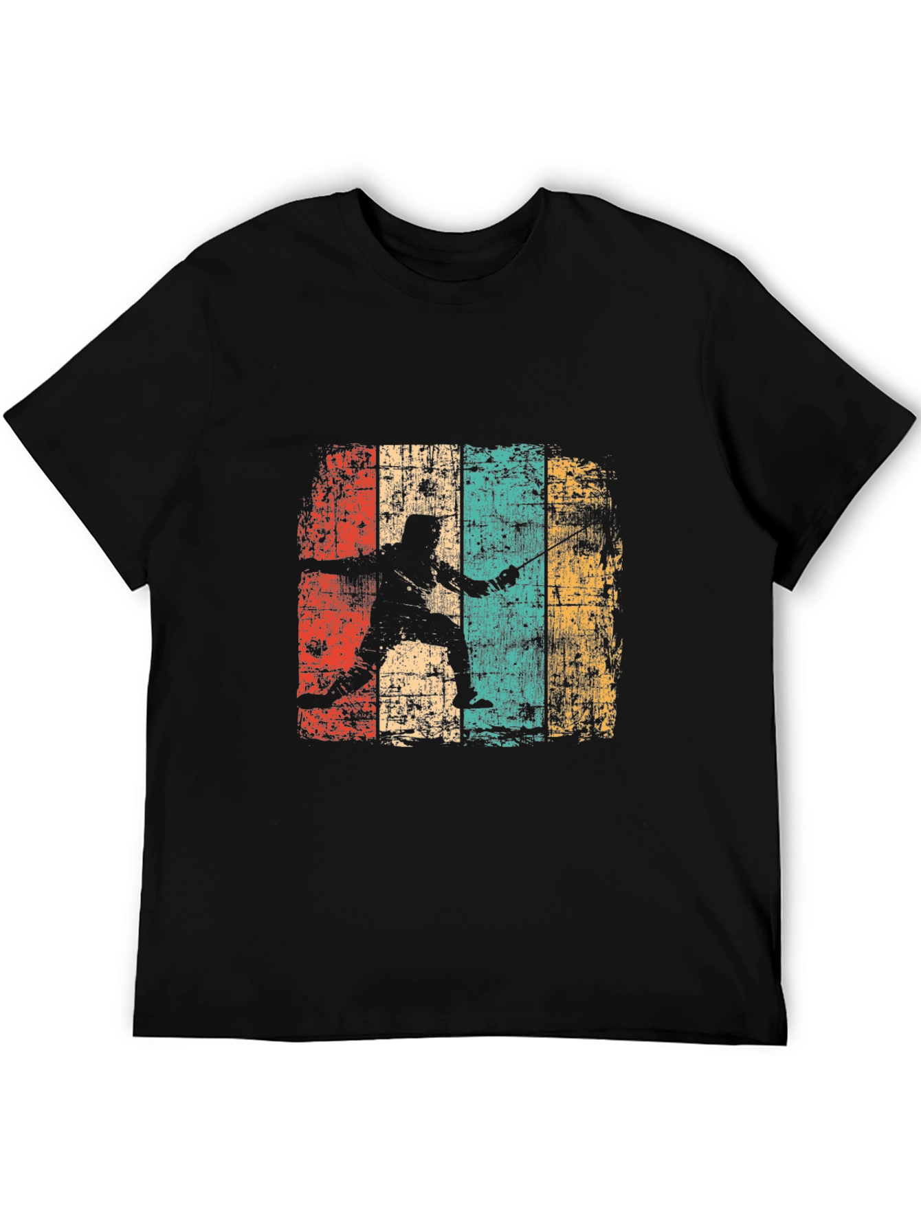 Retro Fencing Silhouette T-Shirt