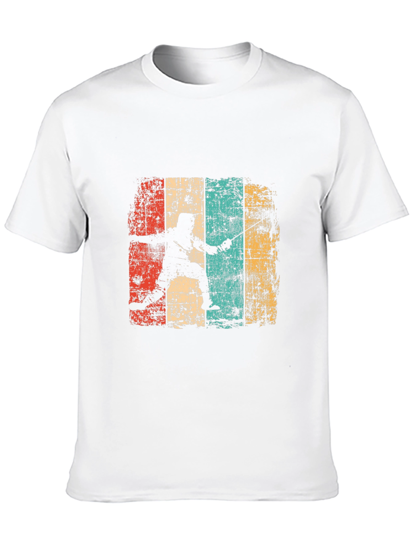 Retro Fencing Silhouette T-Shirt