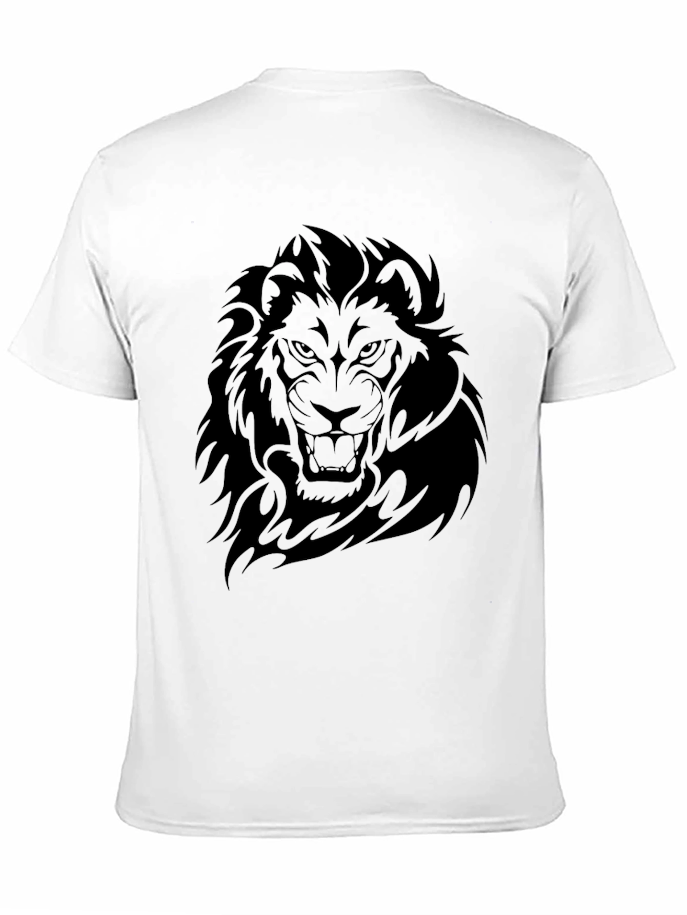 Black Lion Graphic Tee - Mens Fashion