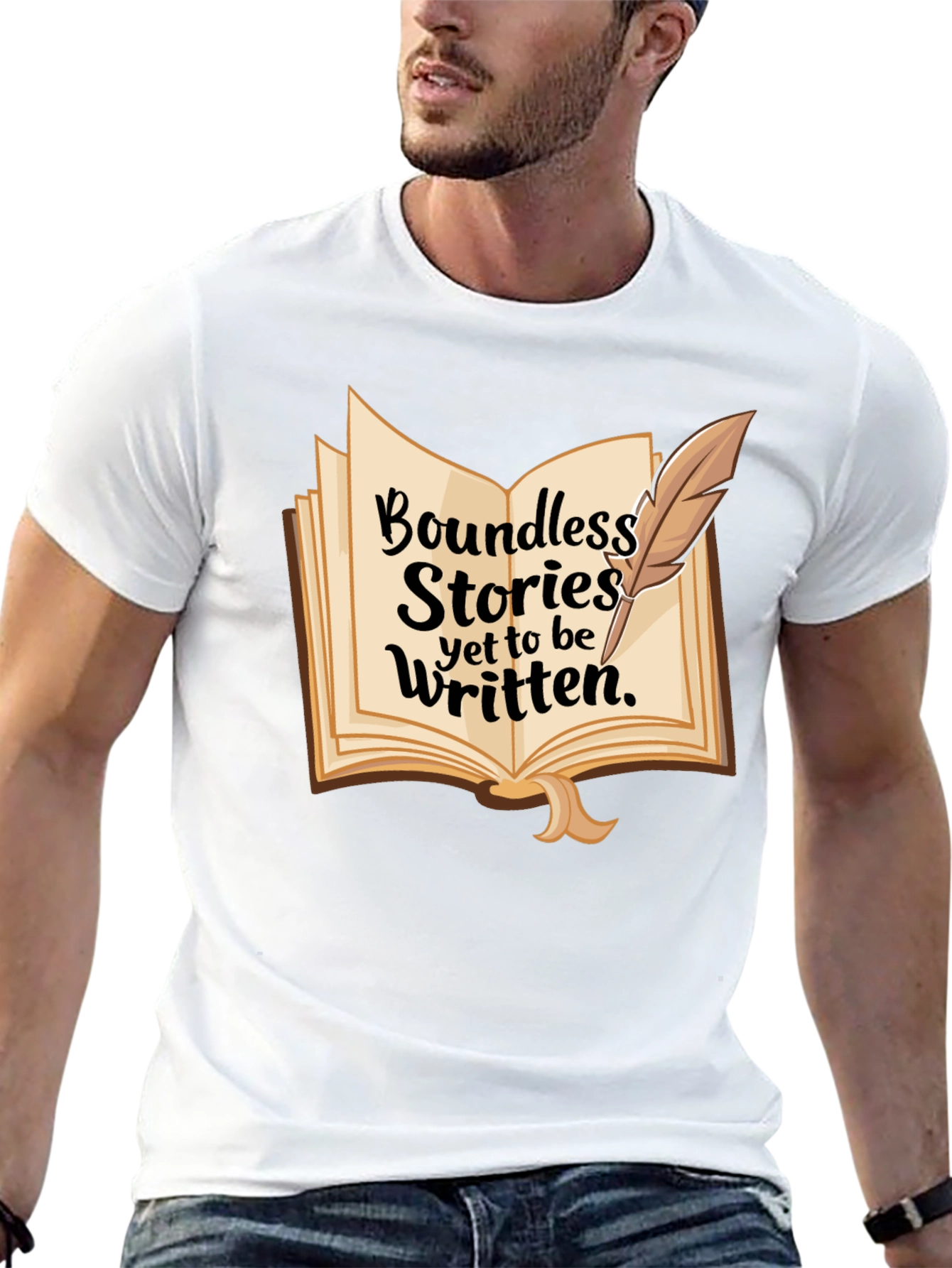 Boundless Stories T-Shirt Writers Tee