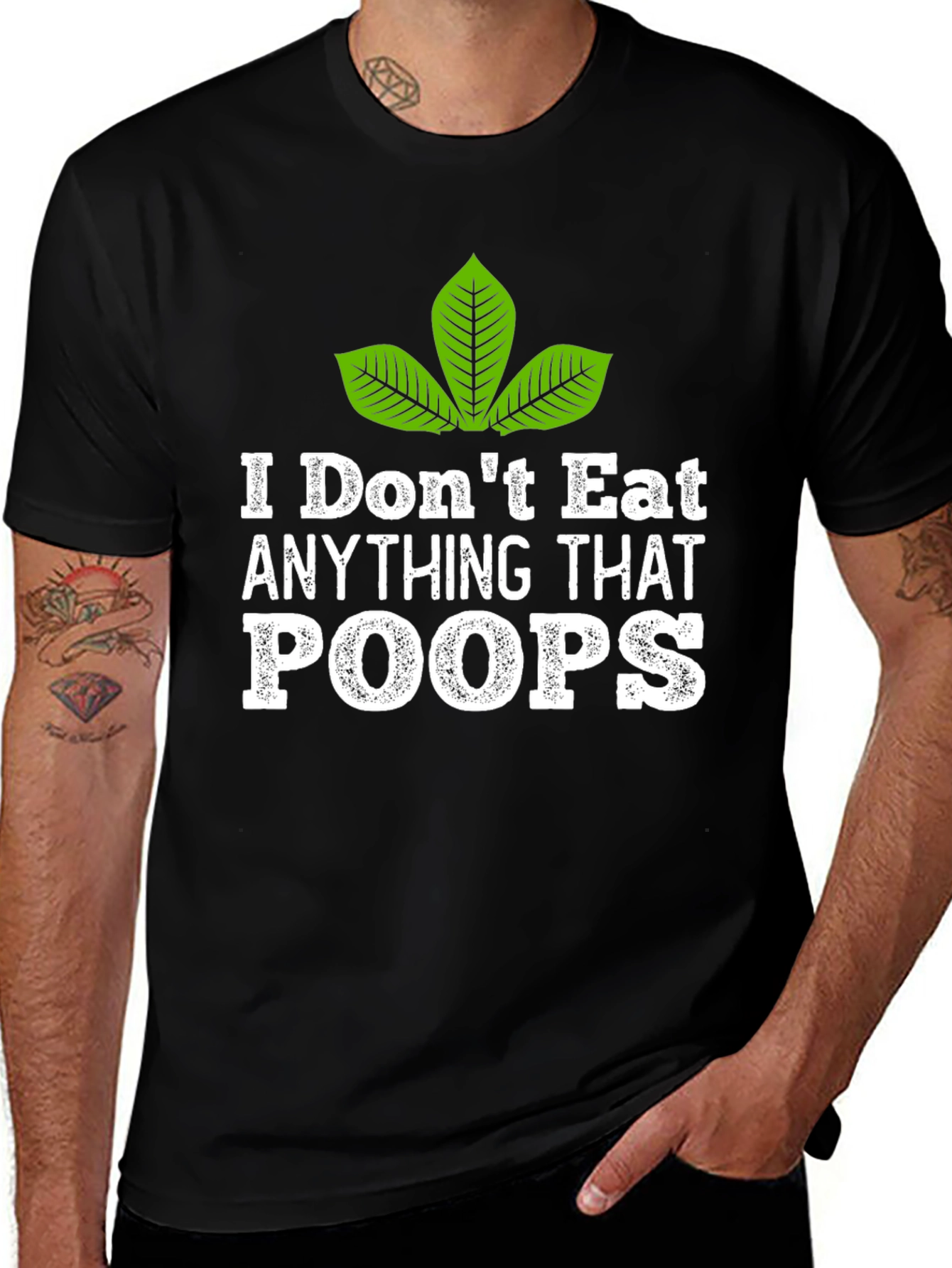 Vegan I Dont Eat Anything That Poops T-Shirt
