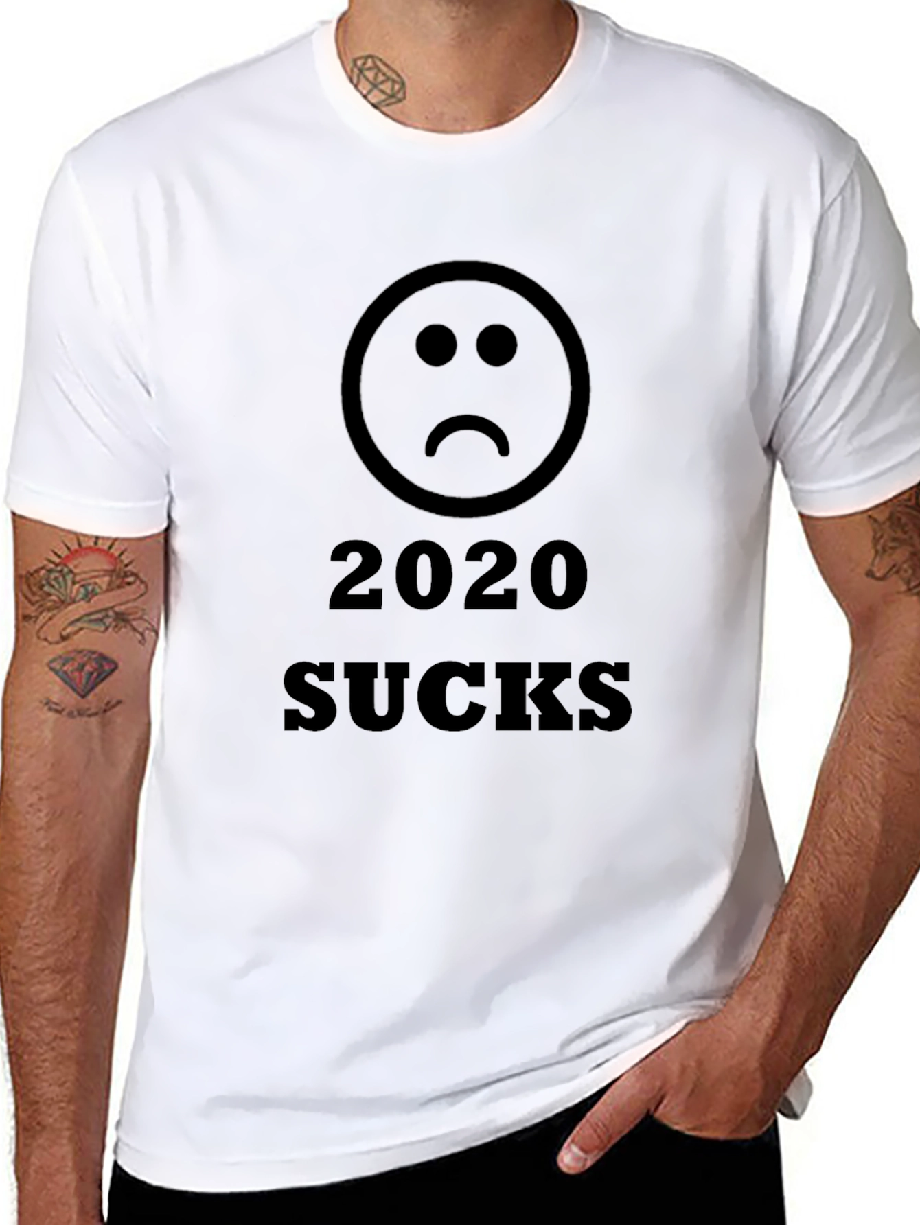 2020 Sucks T-Shirt - Black Graphic Tee