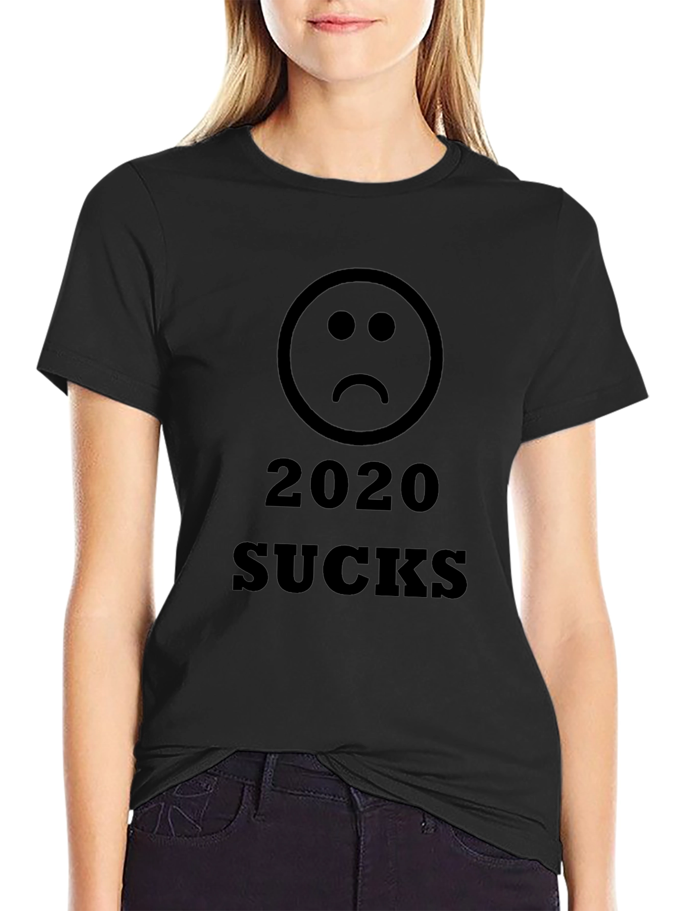 2020 Sucks T-Shirt - Black Graphic Tee