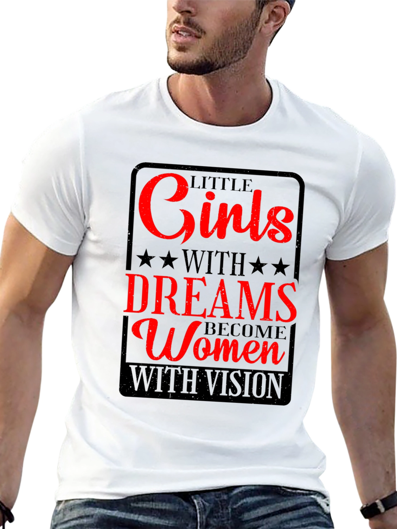 Inspirational Womens T-Shirt - Girls With Dreams