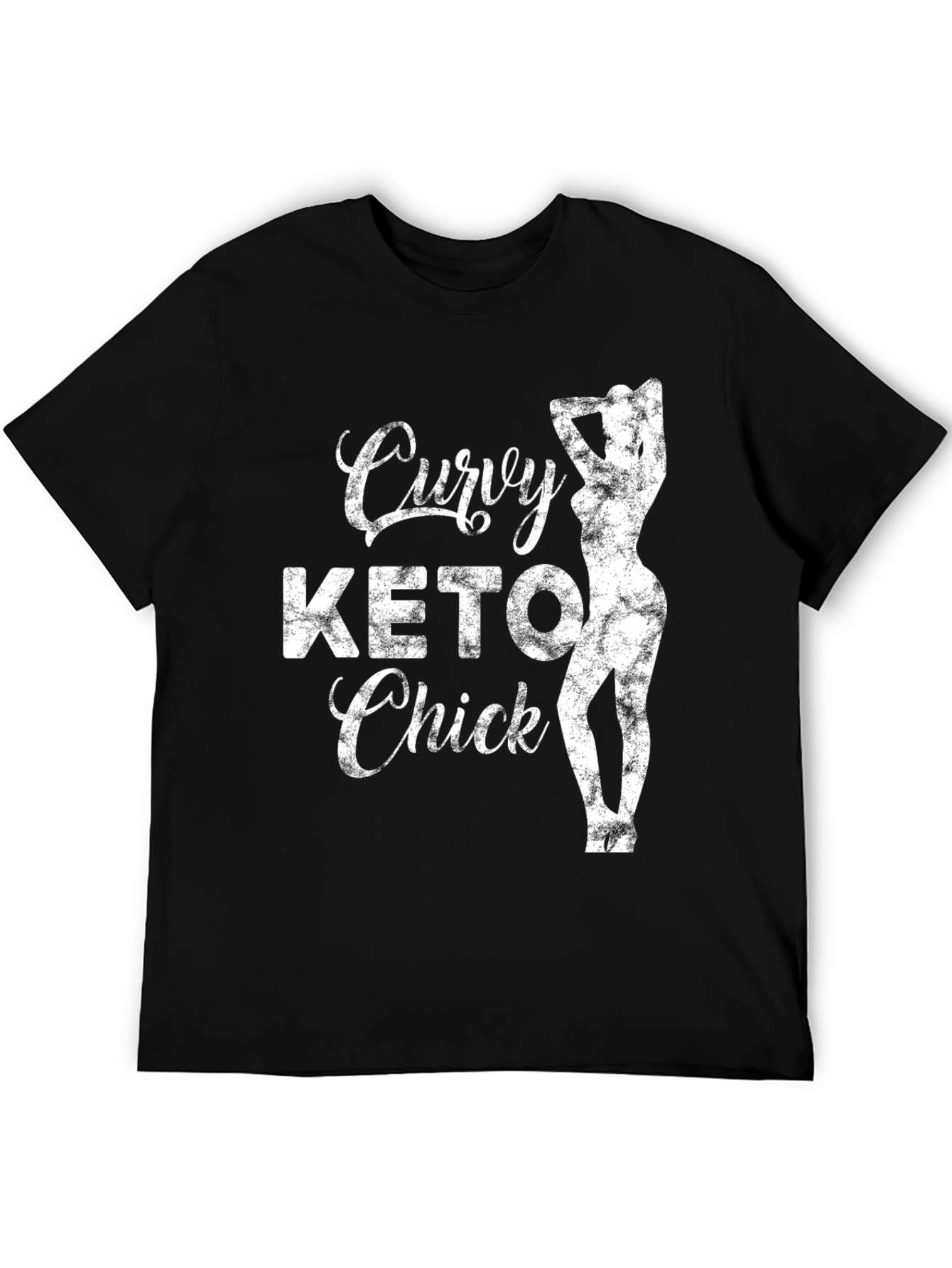 Curvy Keto Chick Graphic T-Shirt