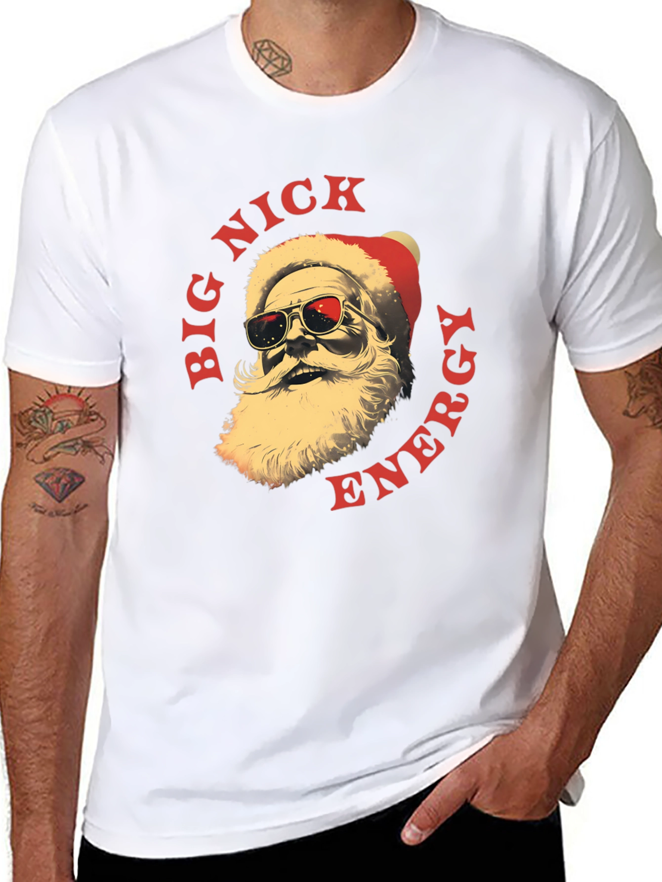 Big Nick Energy Santa Graphic Tee