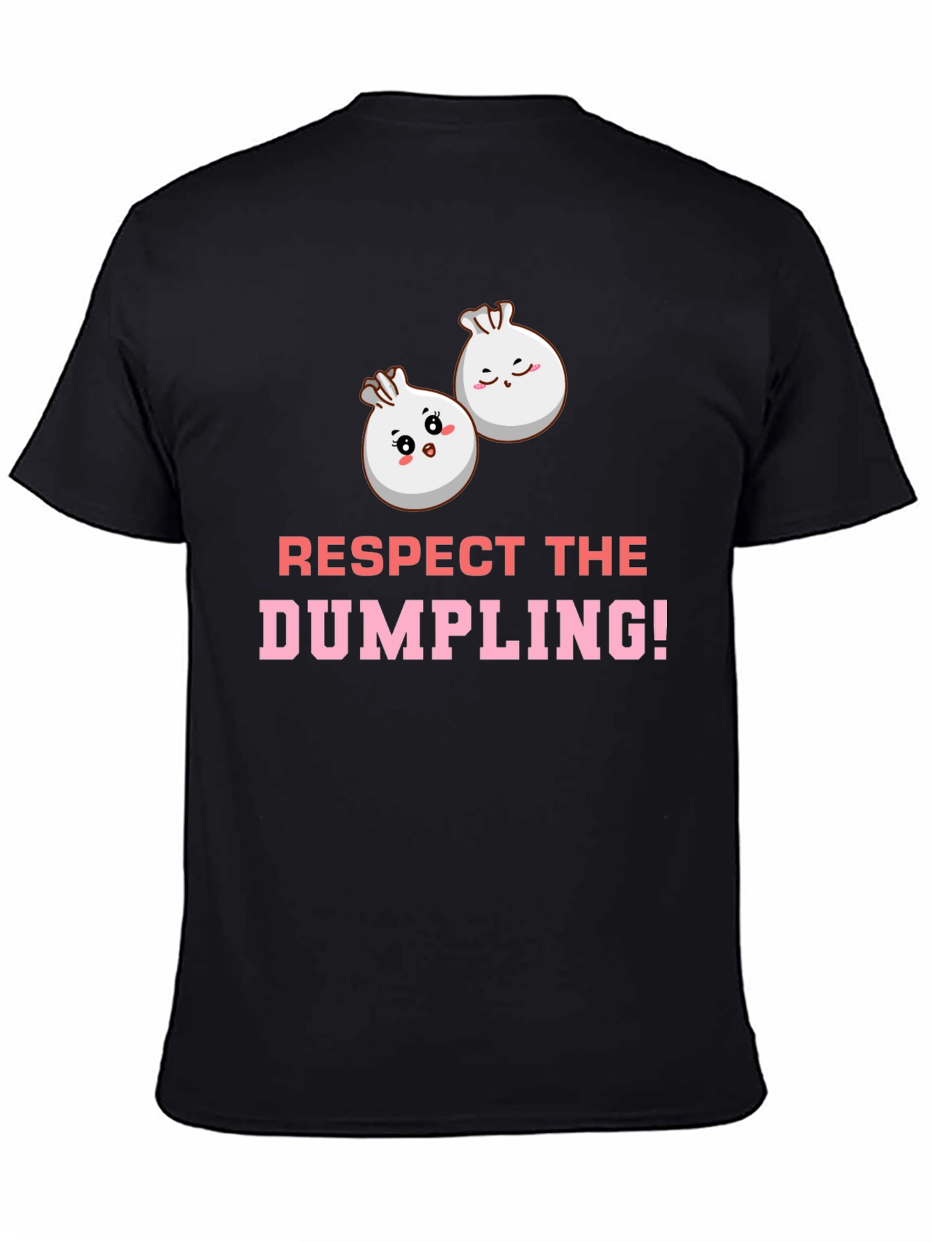 Respect the Dumpling! Black Graphic Tee