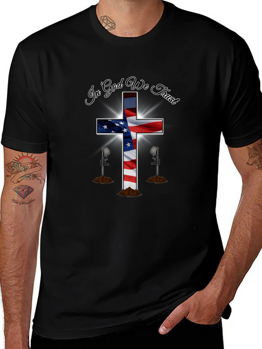 Patriotic Christian T-Shirt - In God We Trust