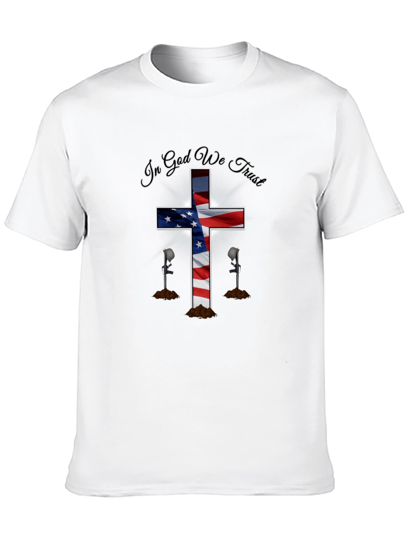 Patriotic Christian T-Shirt - In God We Trust