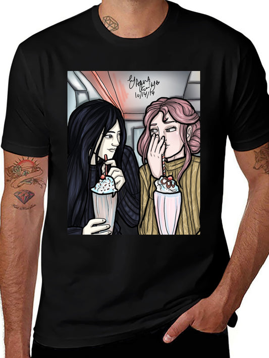 Cartoon Graphic Tee - Milkshake