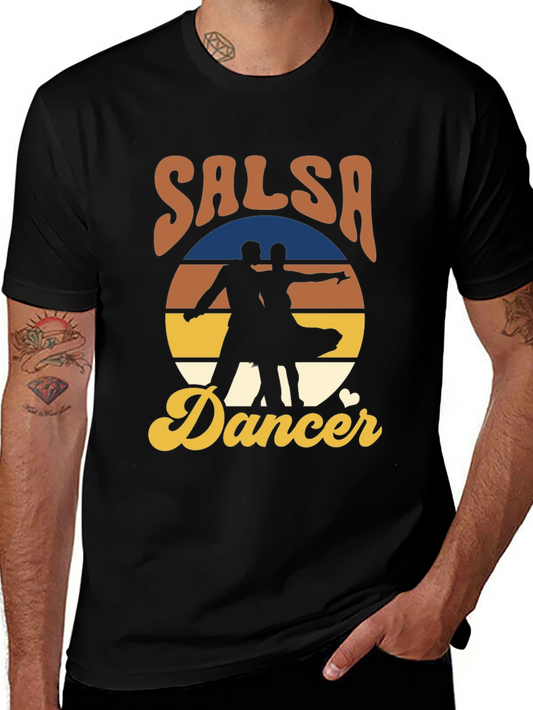 Salsa Dancer Retro T-Shirt - Dance the Night Away!