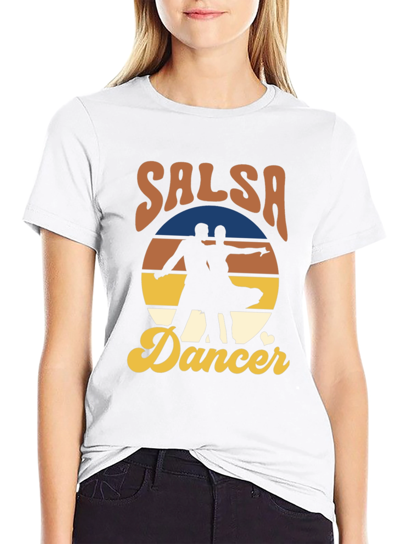 Salsa Dancer Retro T-Shirt - Dance the Night Away!