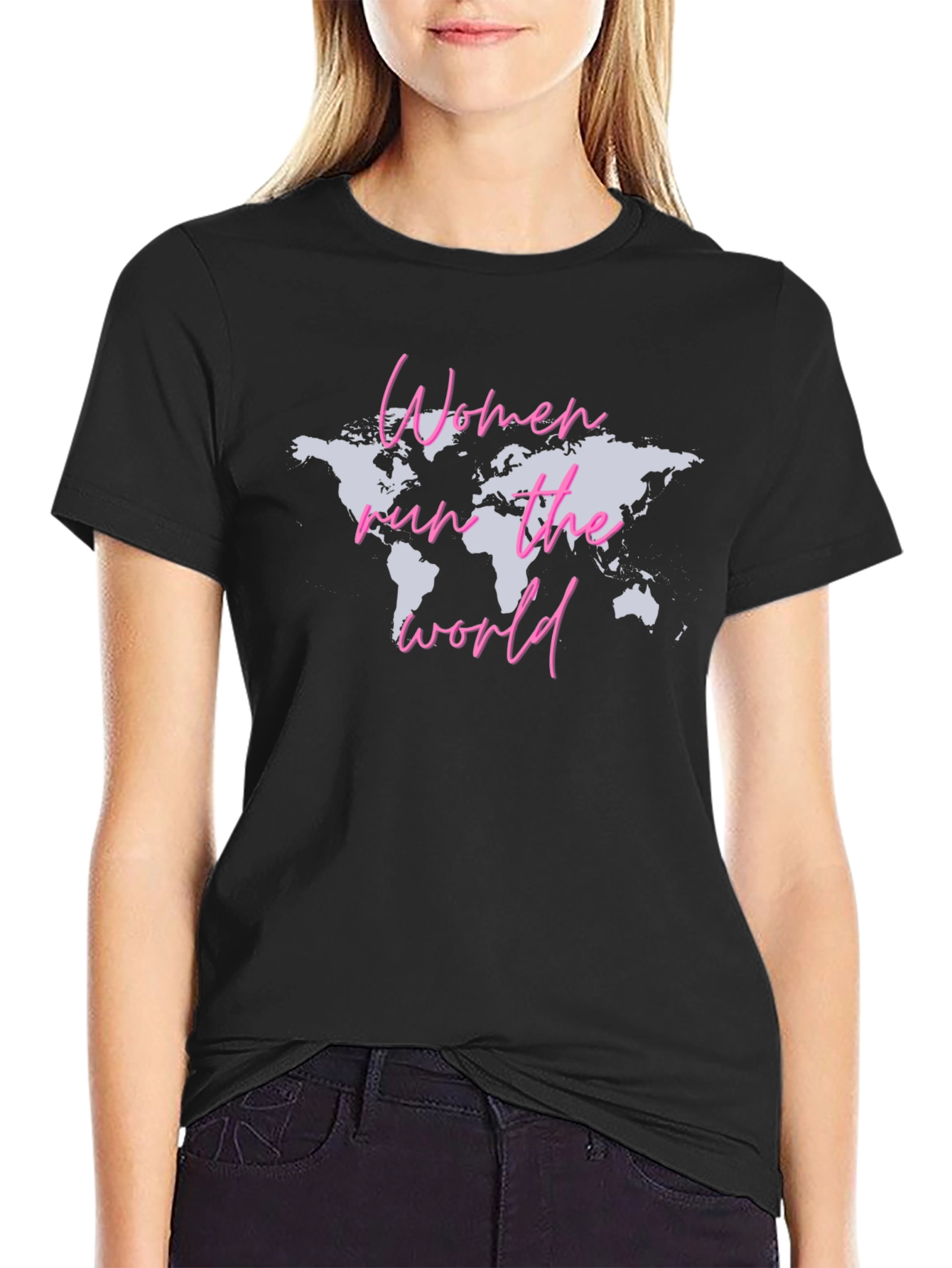 Women Run The World Graphic T-Shirt